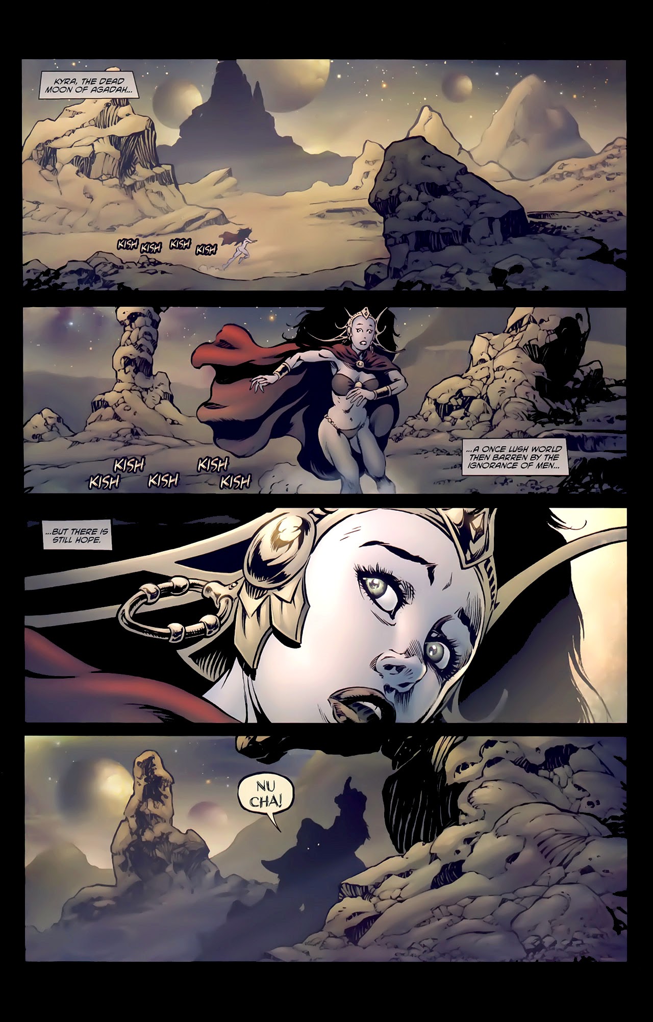 Read online Frank Frazetta's Moon Maid comic -  Issue # Full - 8