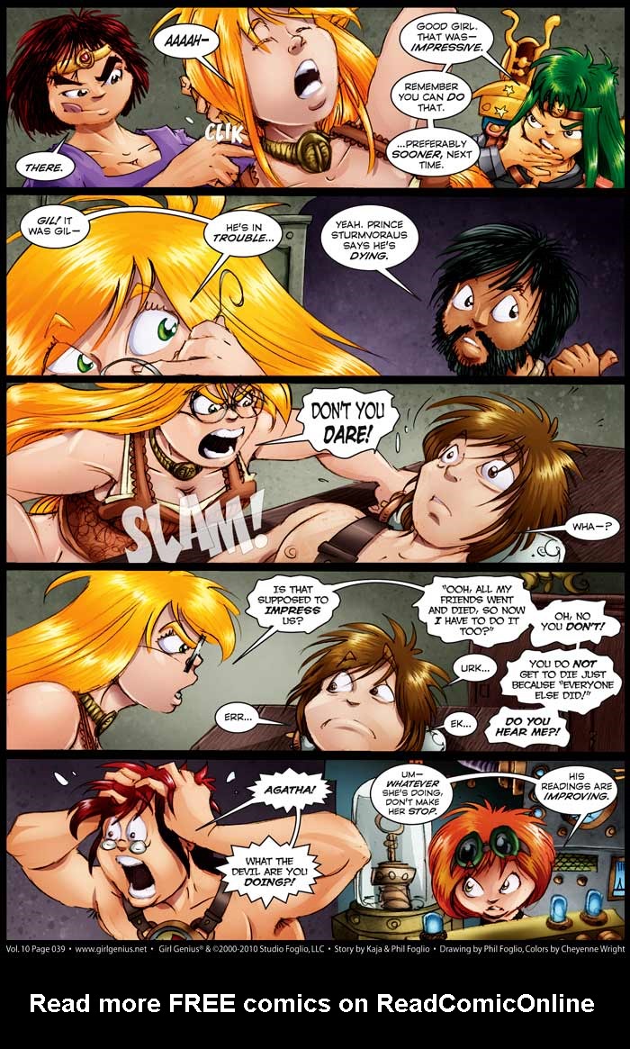 Read online Girl Genius (2002) comic -  Issue #10 - 40
