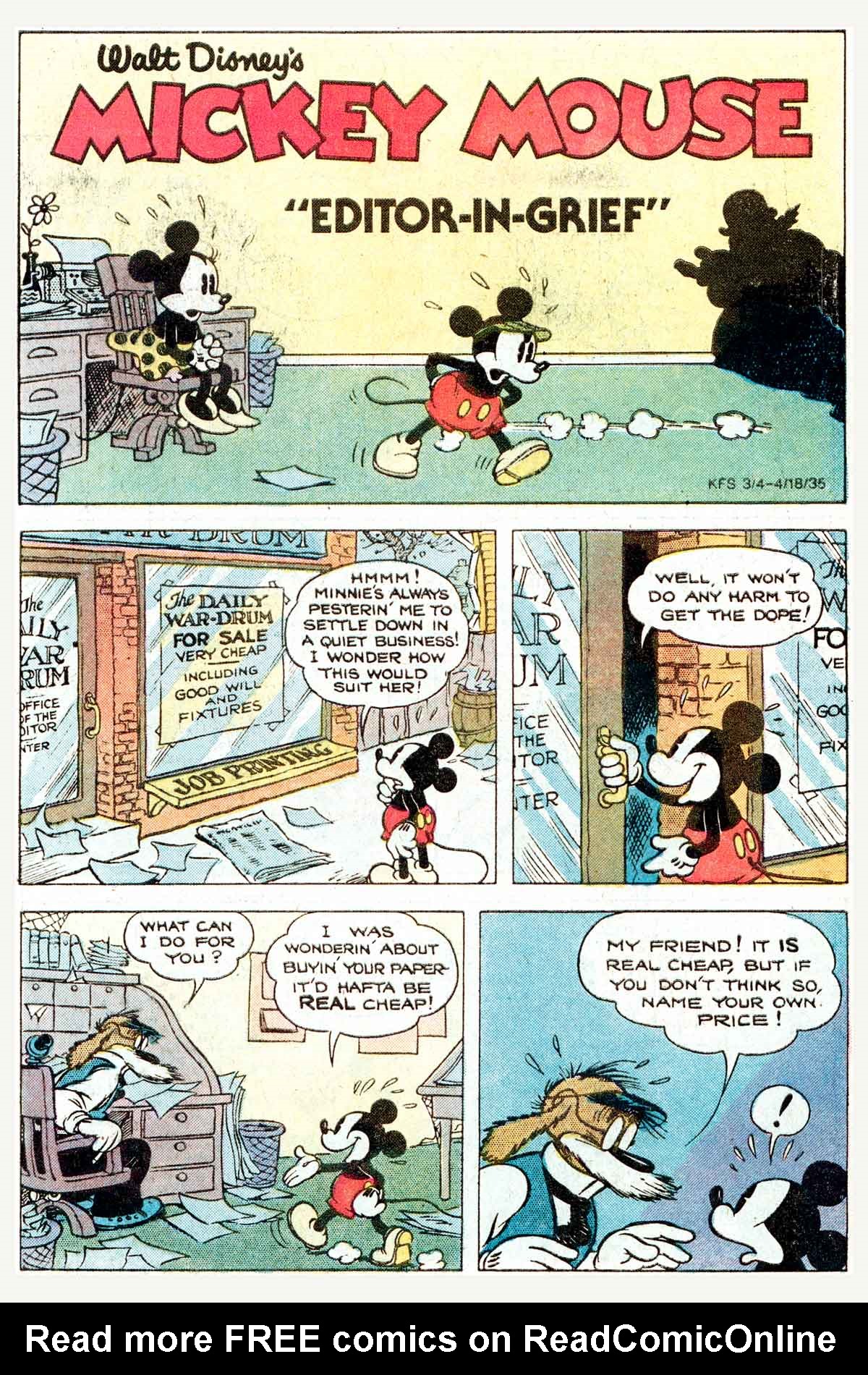 Read online Walt Disney's Mickey Mouse comic -  Issue #222 - 3