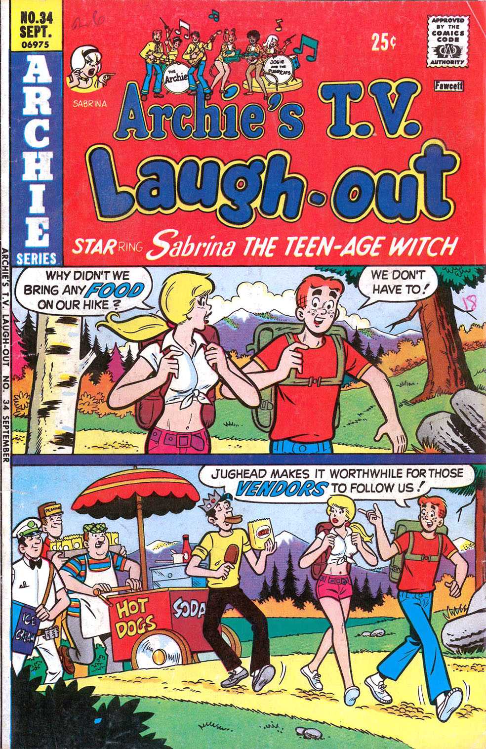 Read online Archie's TV Laugh-Out comic -  Issue #34 - 1