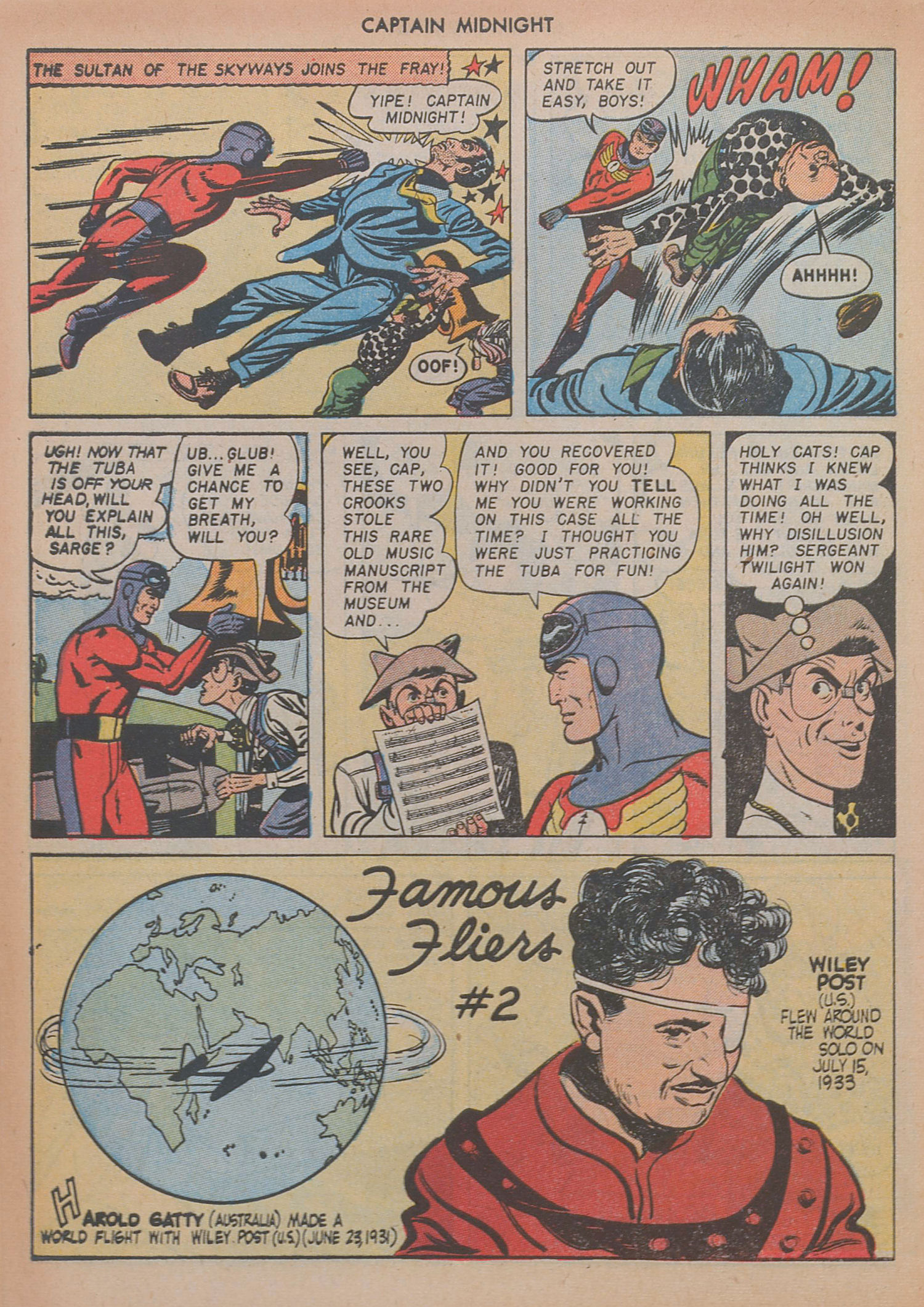 Read online Captain Midnight (1942) comic -  Issue #50 - 32