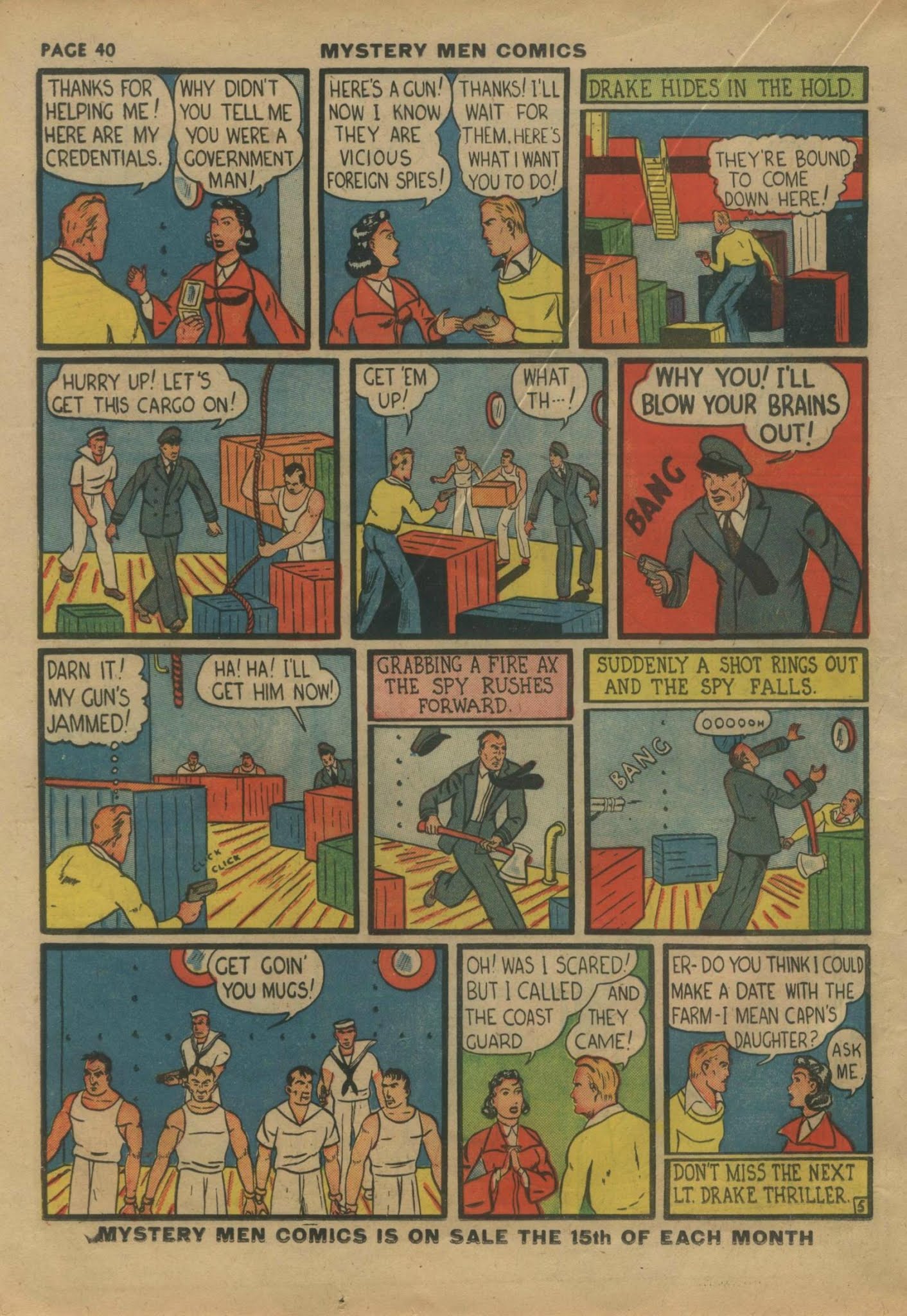 Read online Mystery Men Comics comic -  Issue #14 - 42