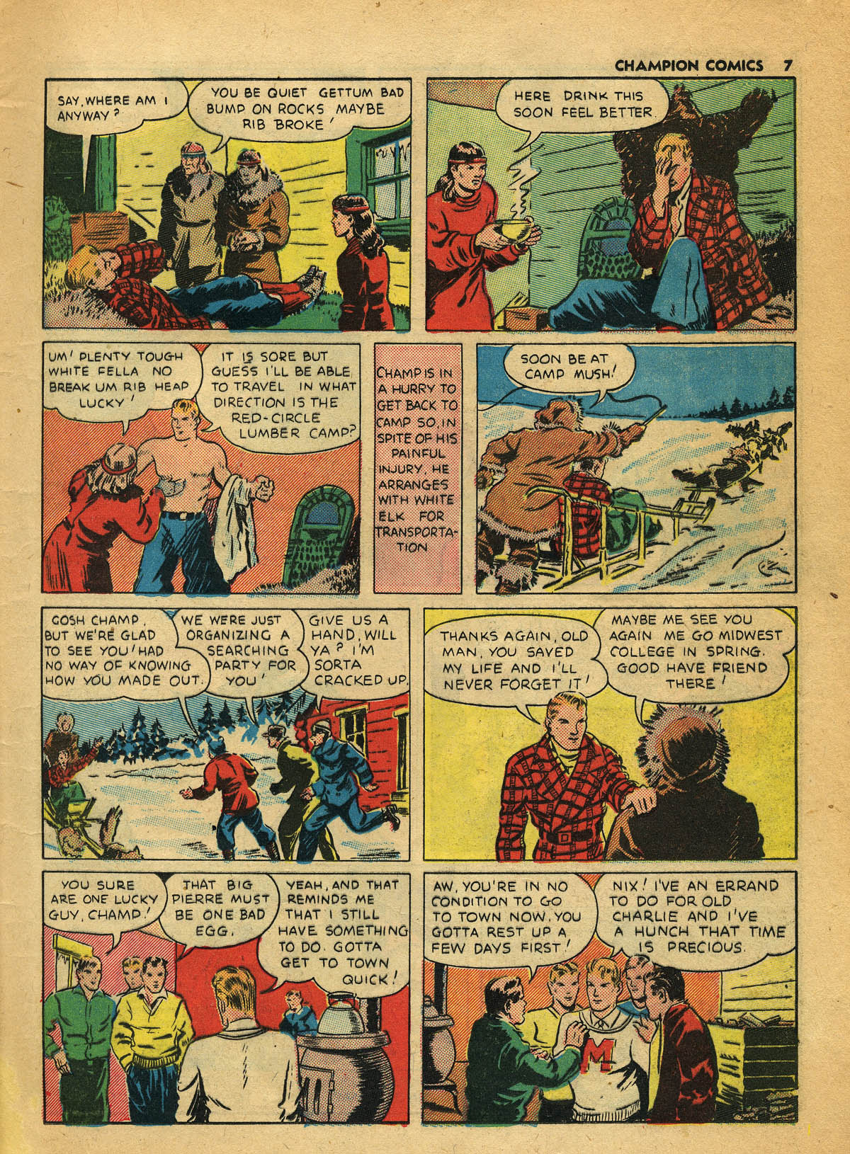 Read online Champion Comics comic -  Issue #7 - 8