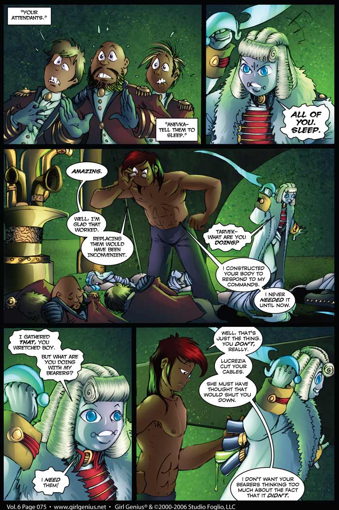 Read online Girl Genius (2002) comic -  Issue #6 - 76