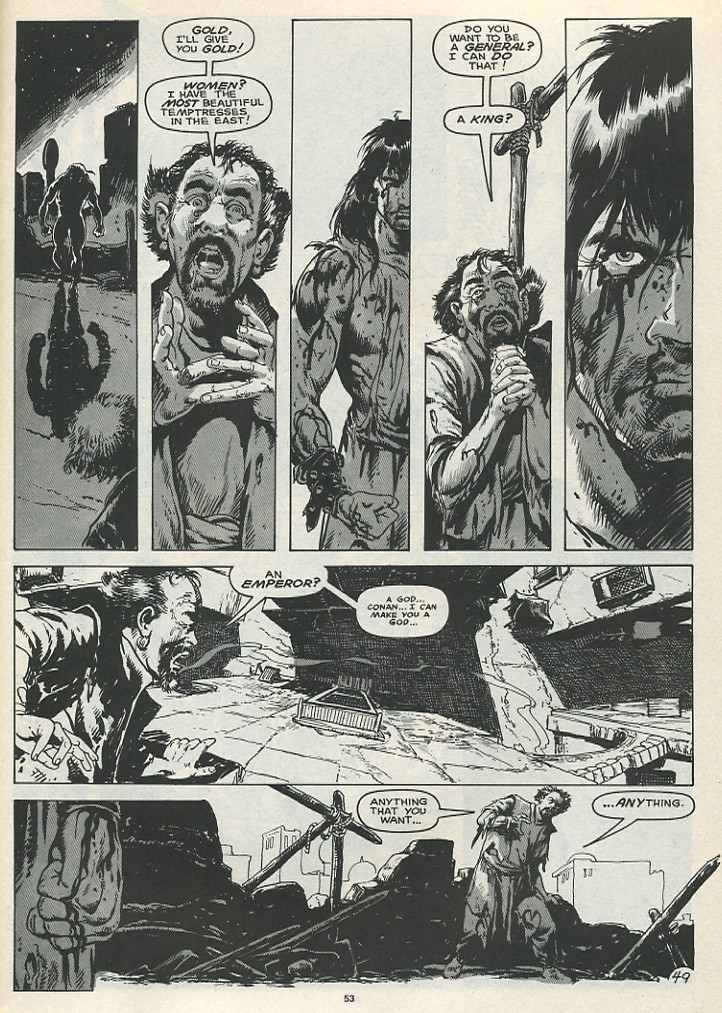 Read online The Savage Sword Of Conan comic -  Issue #165 - 55