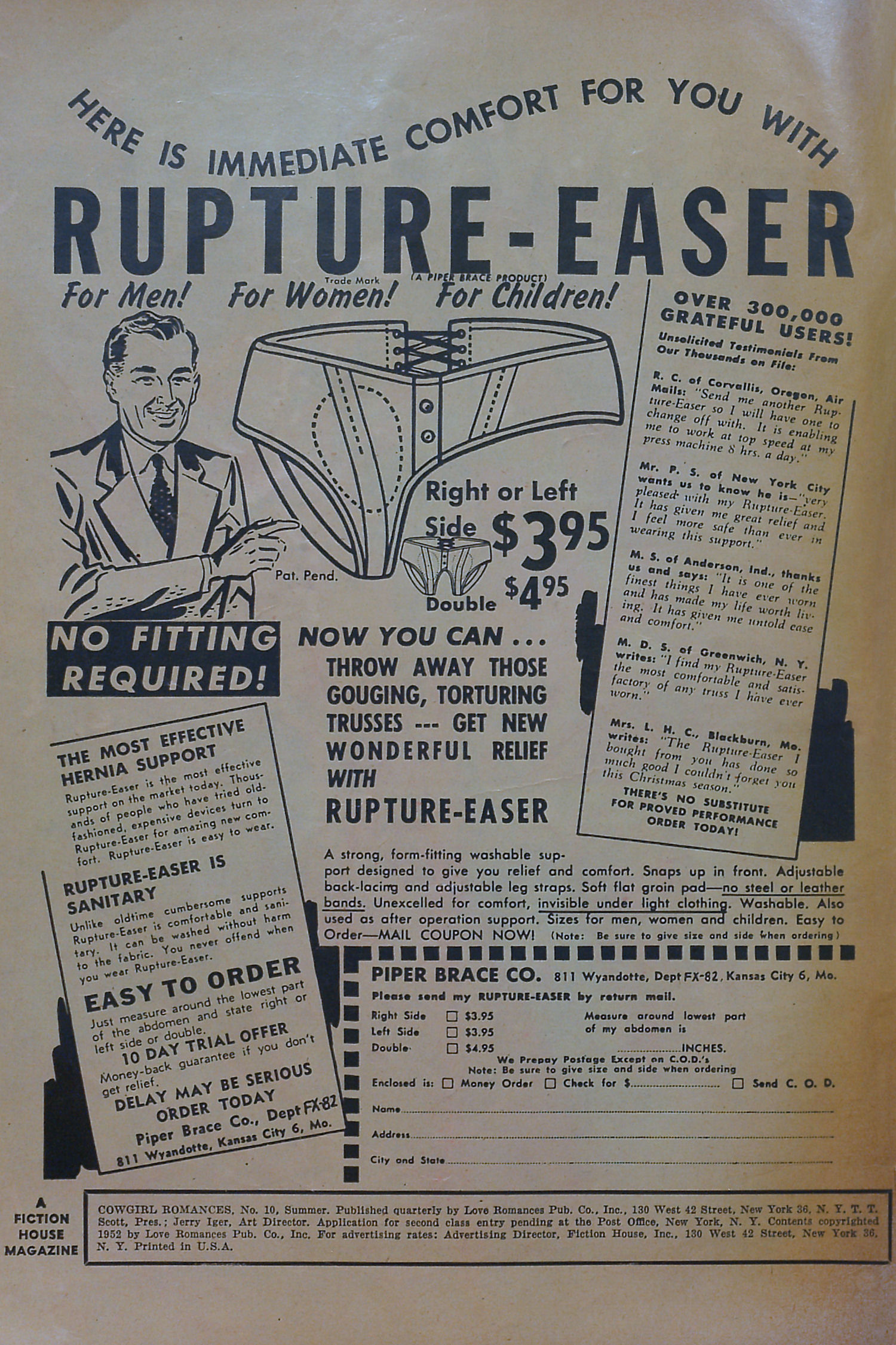 Read online Cowgirl Romances (1950) comic -  Issue #10 - 2