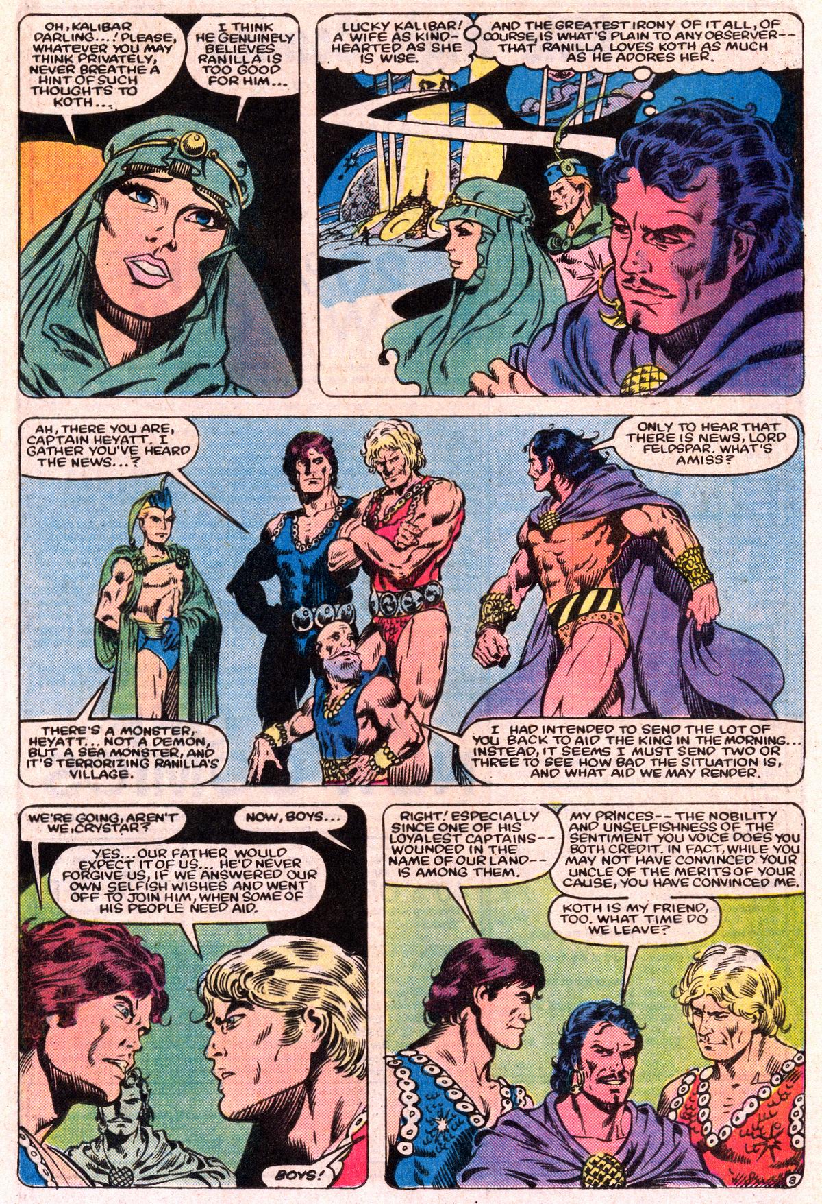 Read online The Saga of Crystar, Crystal Warrior comic -  Issue #8 - 9