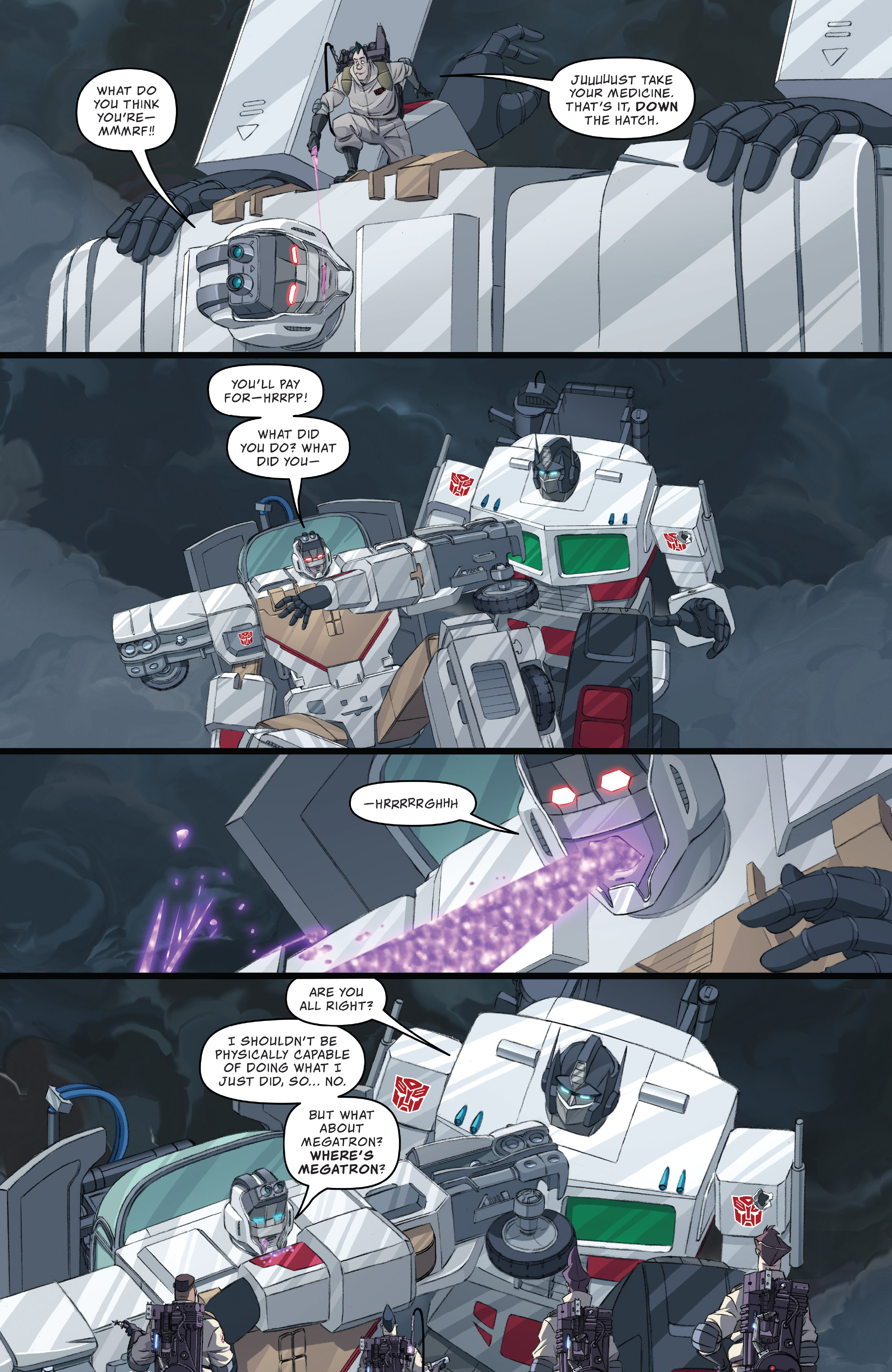 Read online Transformers/Ghostbusters comic -  Issue #5 - 18