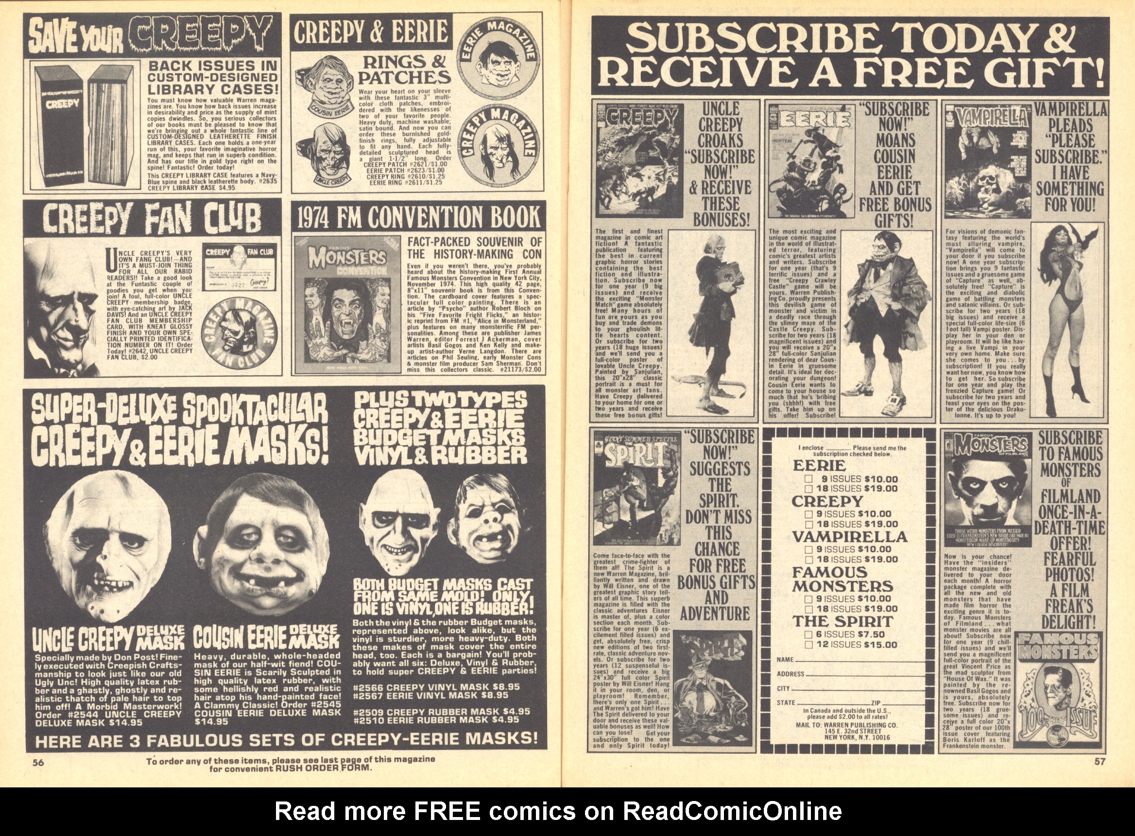 Read online Creepy (1964) comic -  Issue #75 - 56