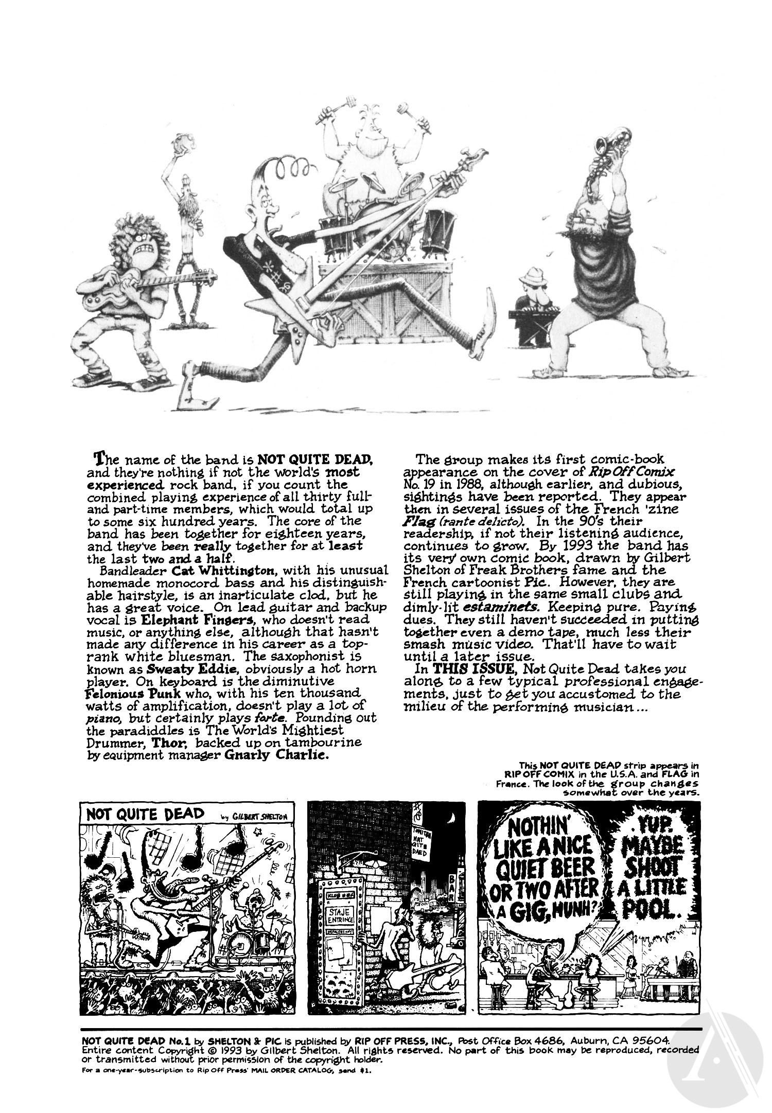 Read online Not Quite Dead comic -  Issue #1 - 2