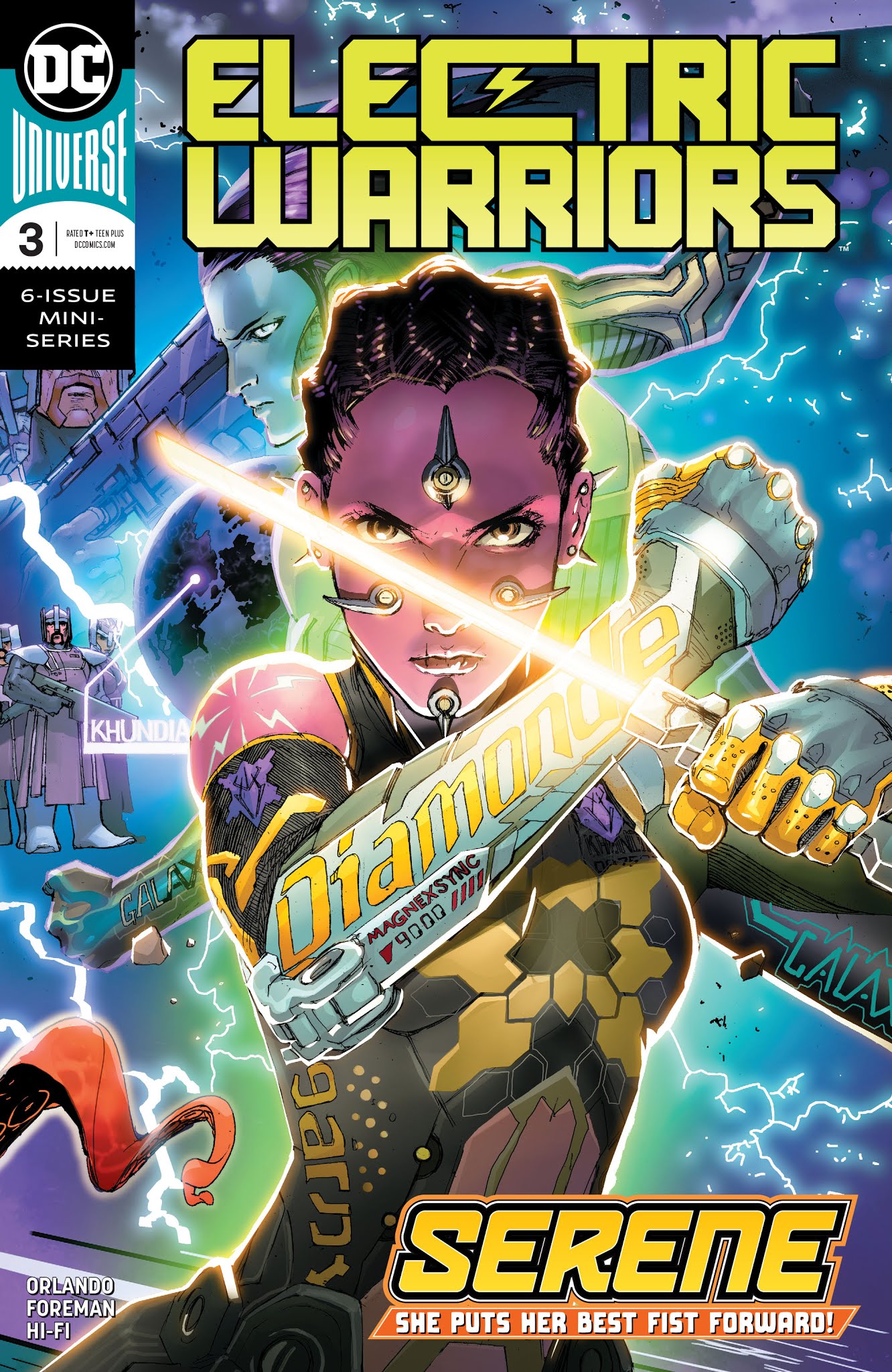 Read online Electric Warriors comic -  Issue #3 - 1