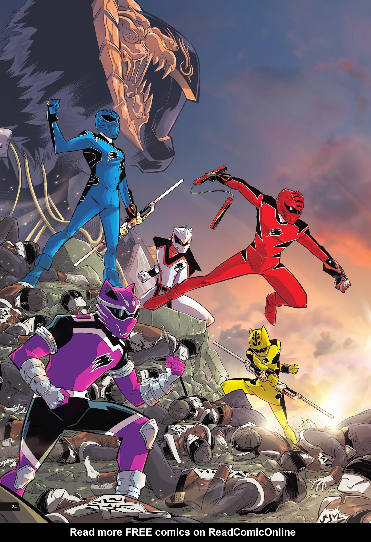 Read online Saban's Power Rangers Artist Tribute comic -  Issue # TPB - 23