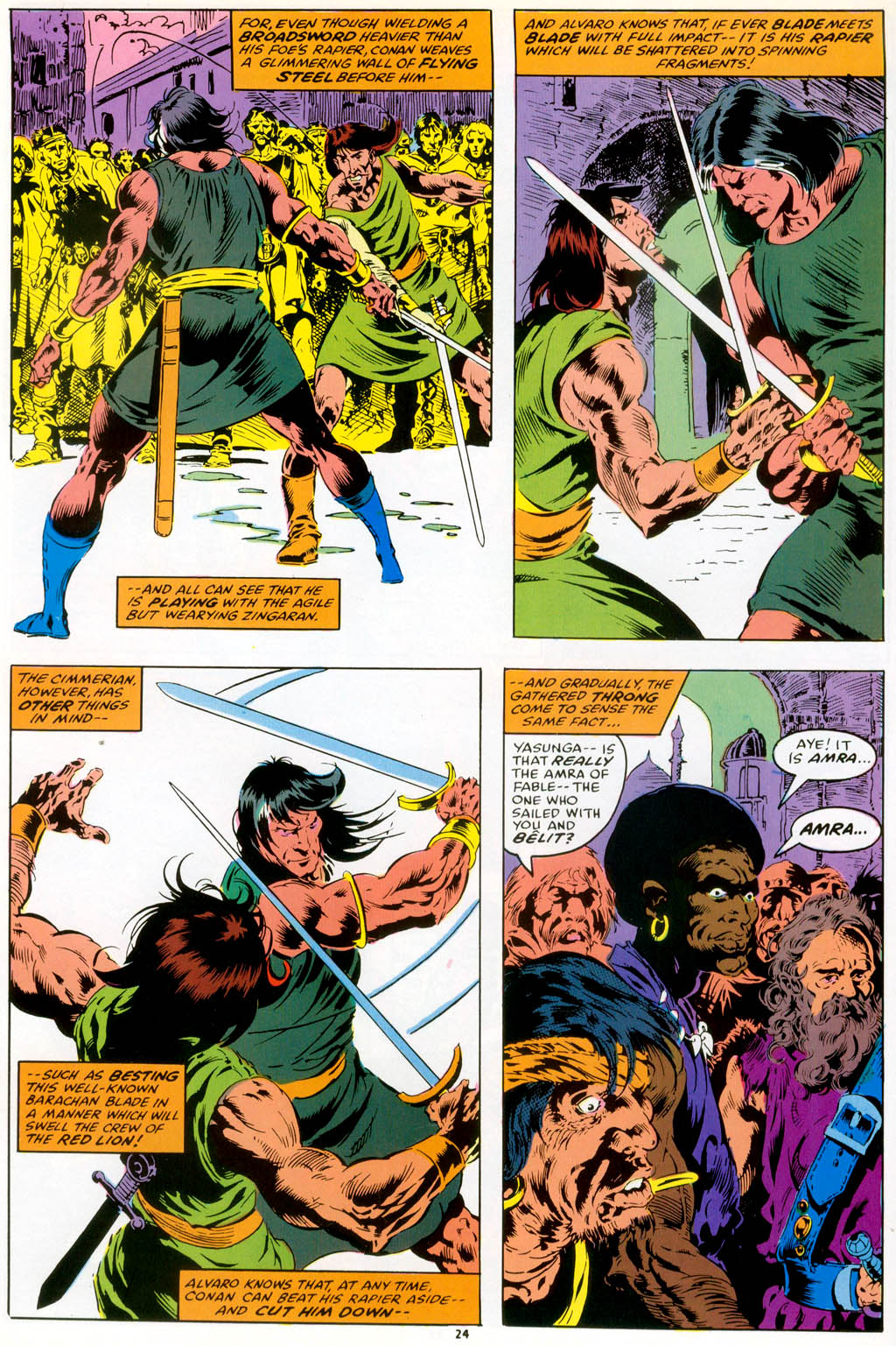 Read online Marvel Graphic Novel comic -  Issue #42 - Conan of the Isles - 25