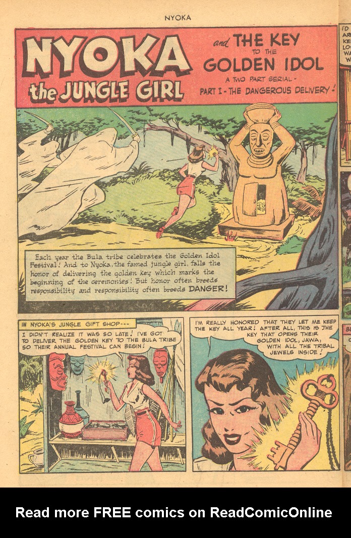Read online Nyoka the Jungle Girl (1945) comic -  Issue #31 - 34