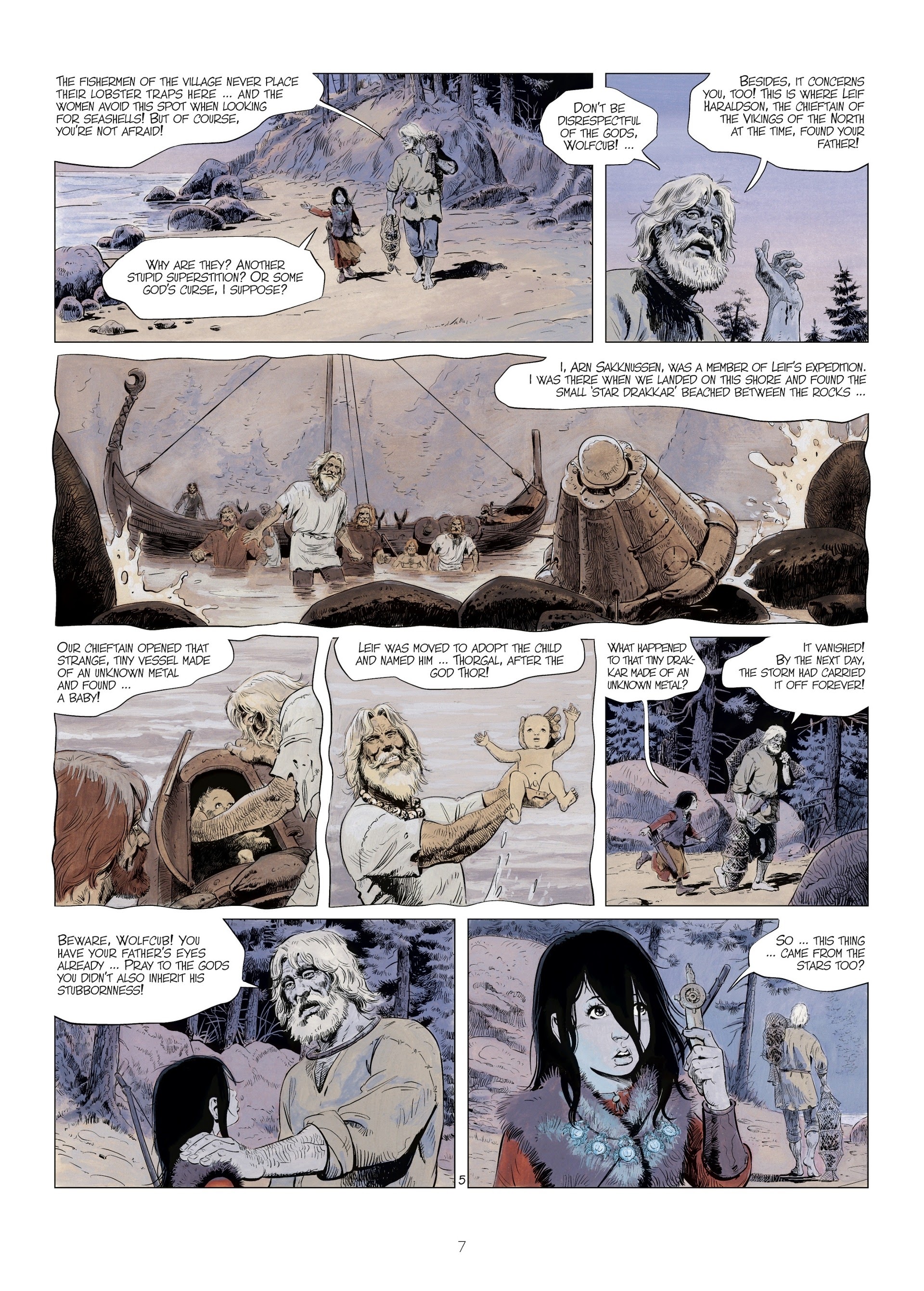 Read online The World of Thorgal: Wolfcub comic -  Issue #1 - 9