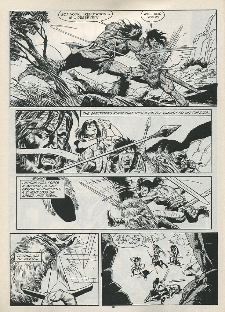 Read online The Savage Sword Of Conan comic -  Issue #188 - 22