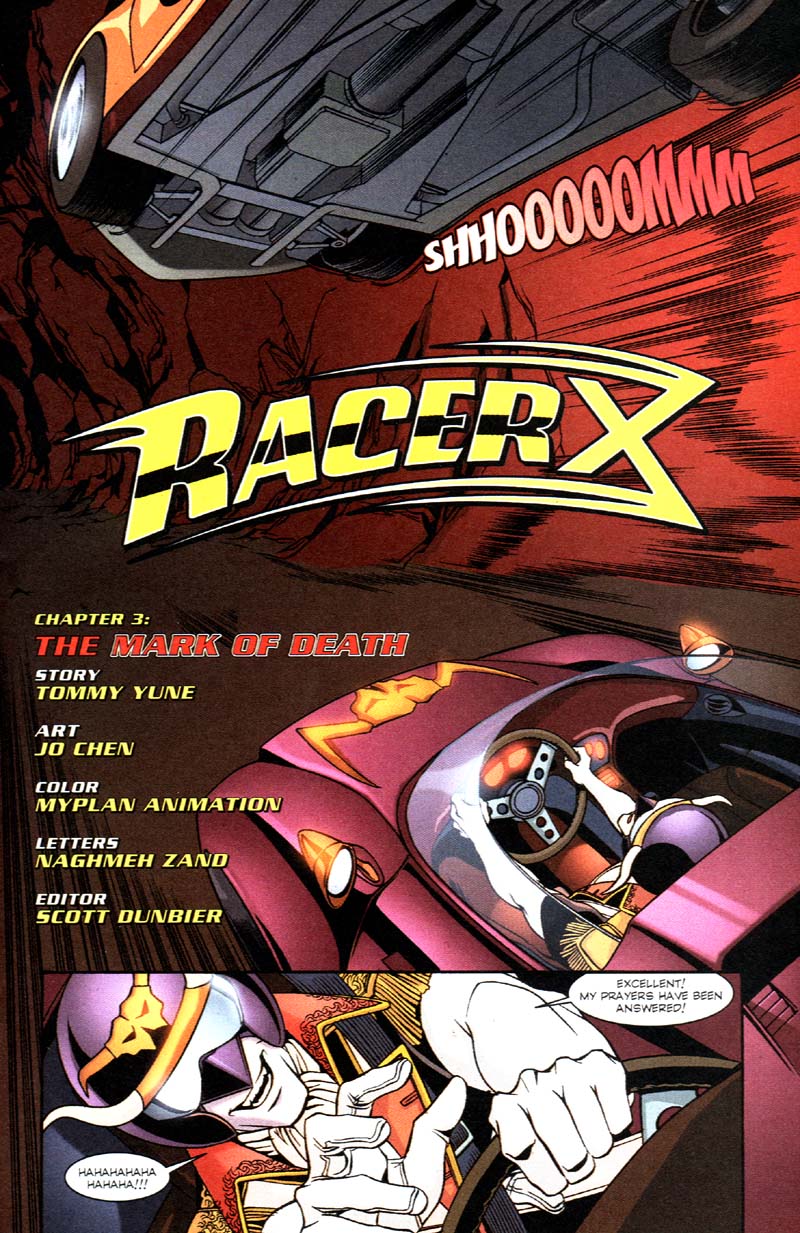 Read online Racer X comic -  Issue #3 - 4