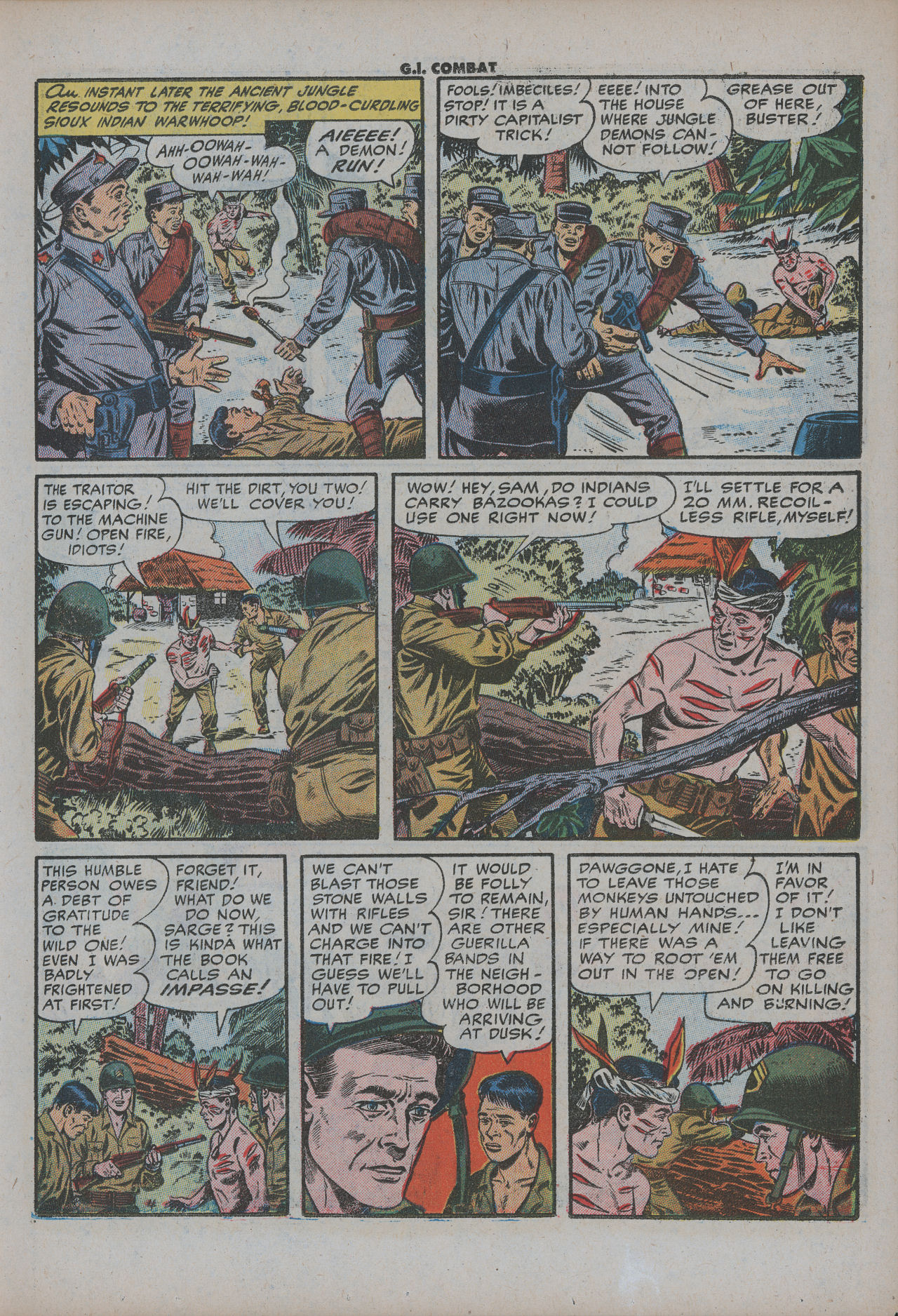 Read online G.I. Combat (1952) comic -  Issue #32 - 15