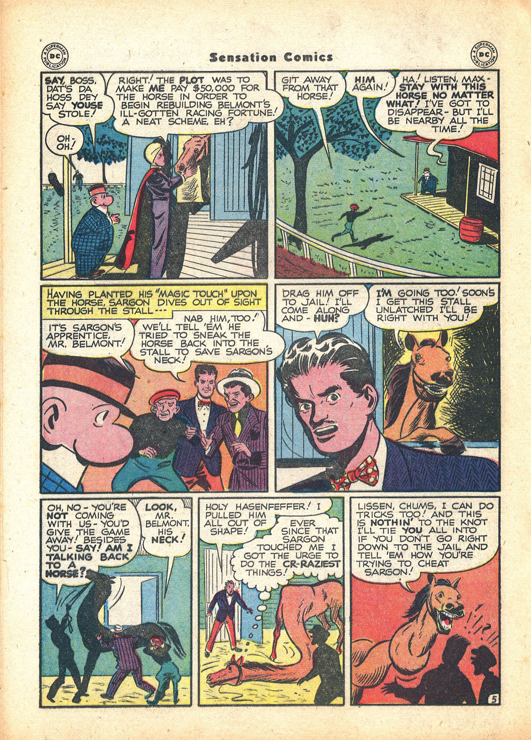 Read online Sensation (Mystery) Comics comic -  Issue #63 - 28