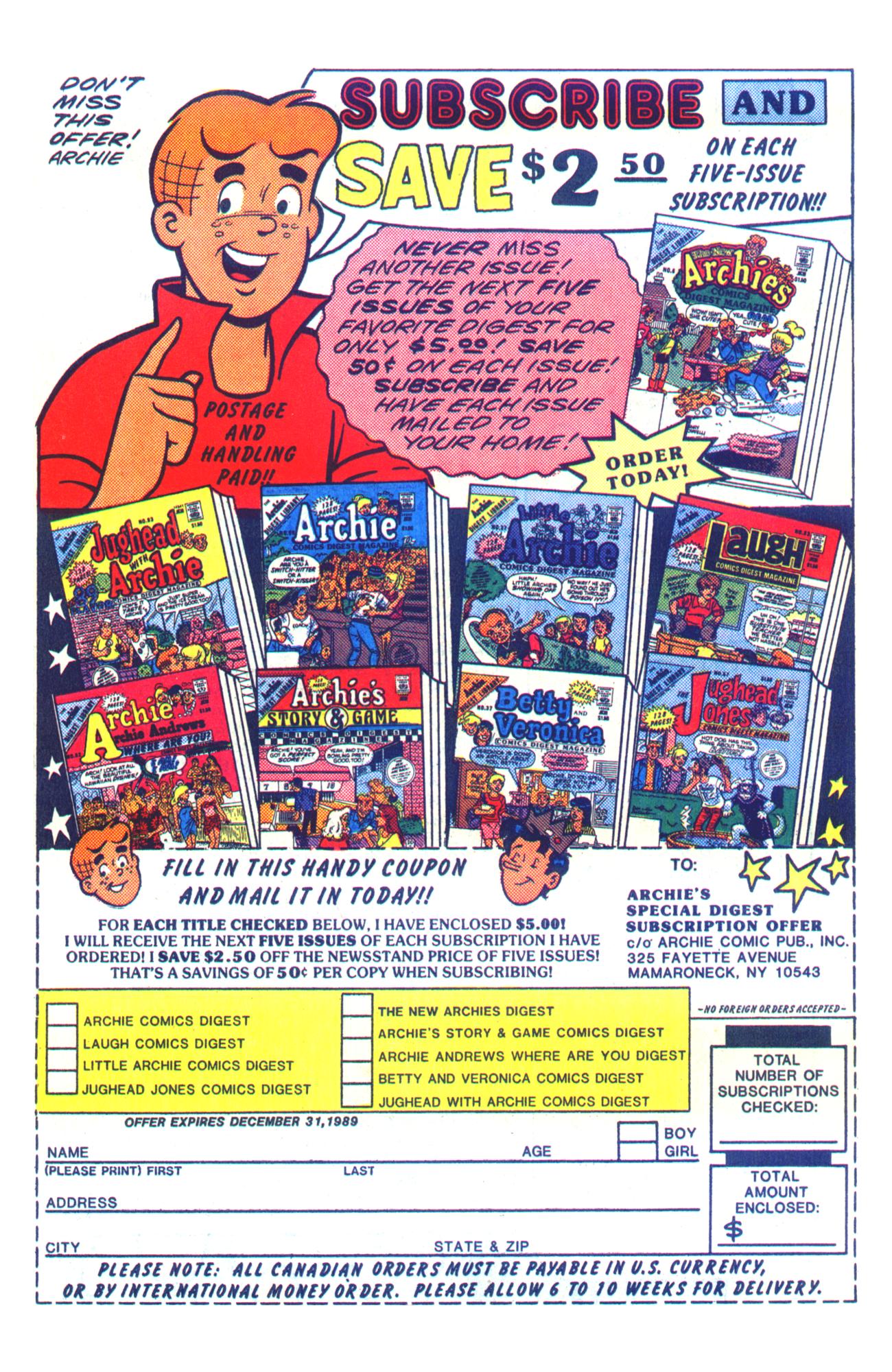 Read online Archie Giant Series Magazine comic -  Issue #599 - 25
