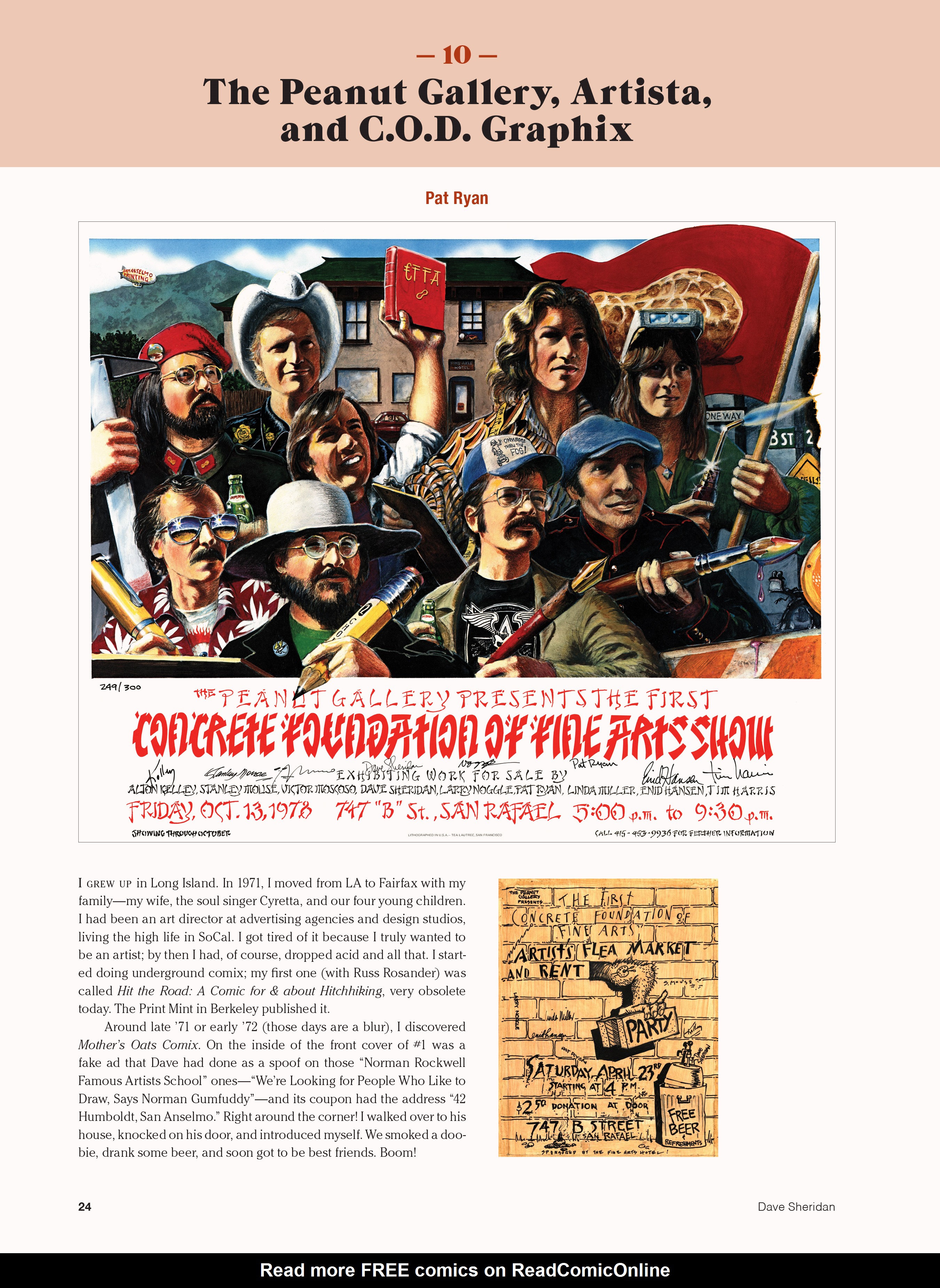 Read online Dave Sheridan: Life with Dealer McDope, the Leather Nun, and the Fabulous Furry Freak Brothers comic -  Issue # TPB (Part 1) - 35