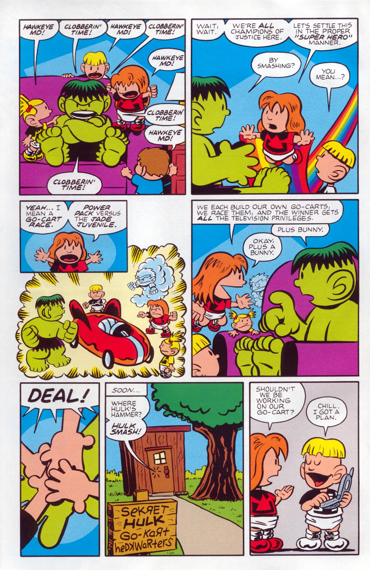 Read online Hulk and Power Pack comic -  Issue #1 - 23