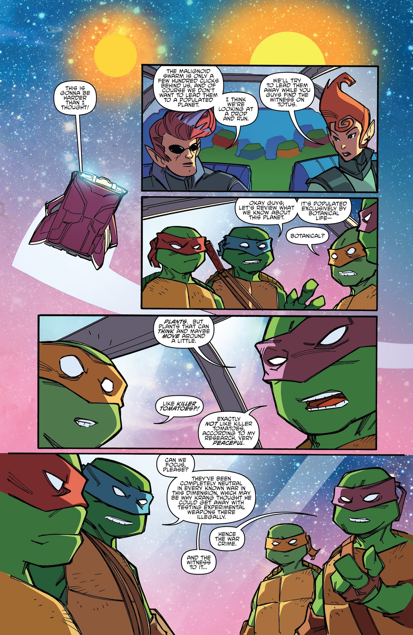 Read online Teenage Mutant Ninja Turtles: Dimension X comic -  Issue #5 - 7