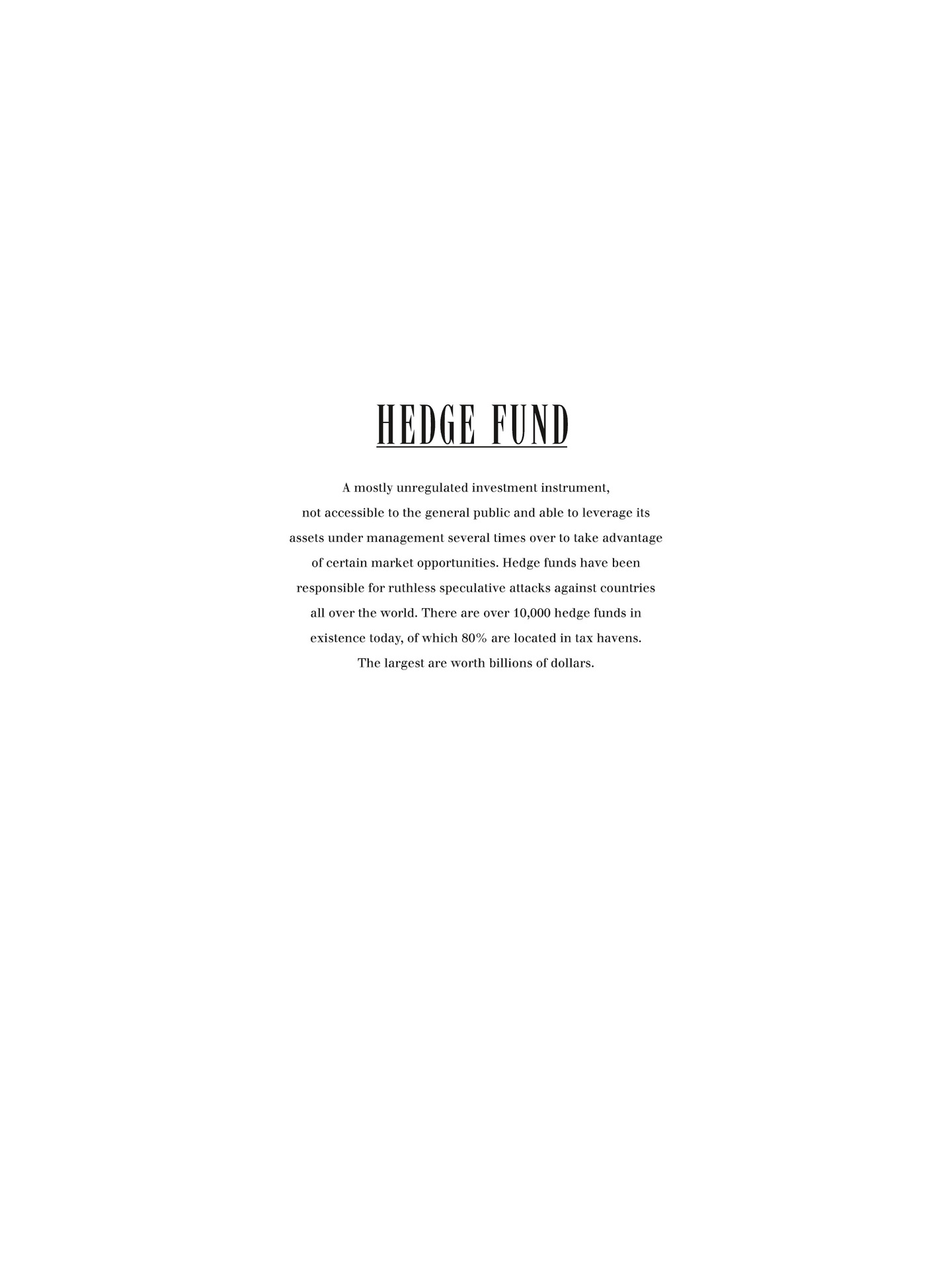 Read online Hedge Fund comic -  Issue #3 - 4