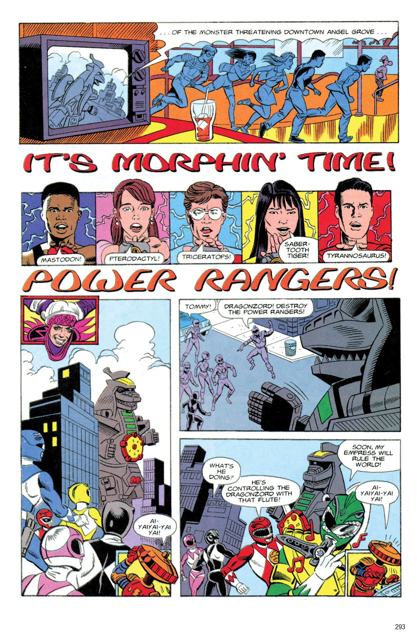 Read online Mighty Morphin Power Rangers Archive comic -  Issue # TPB 1 (Part 3) - 93