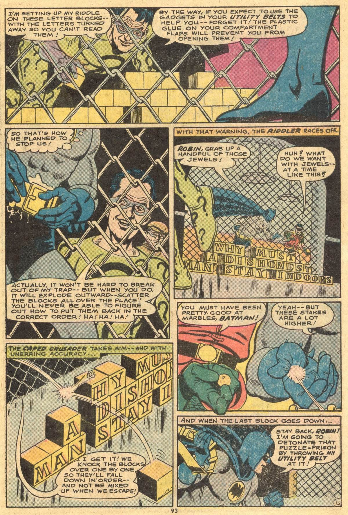 Read online Batman (1940) comic -  Issue #260 - 93