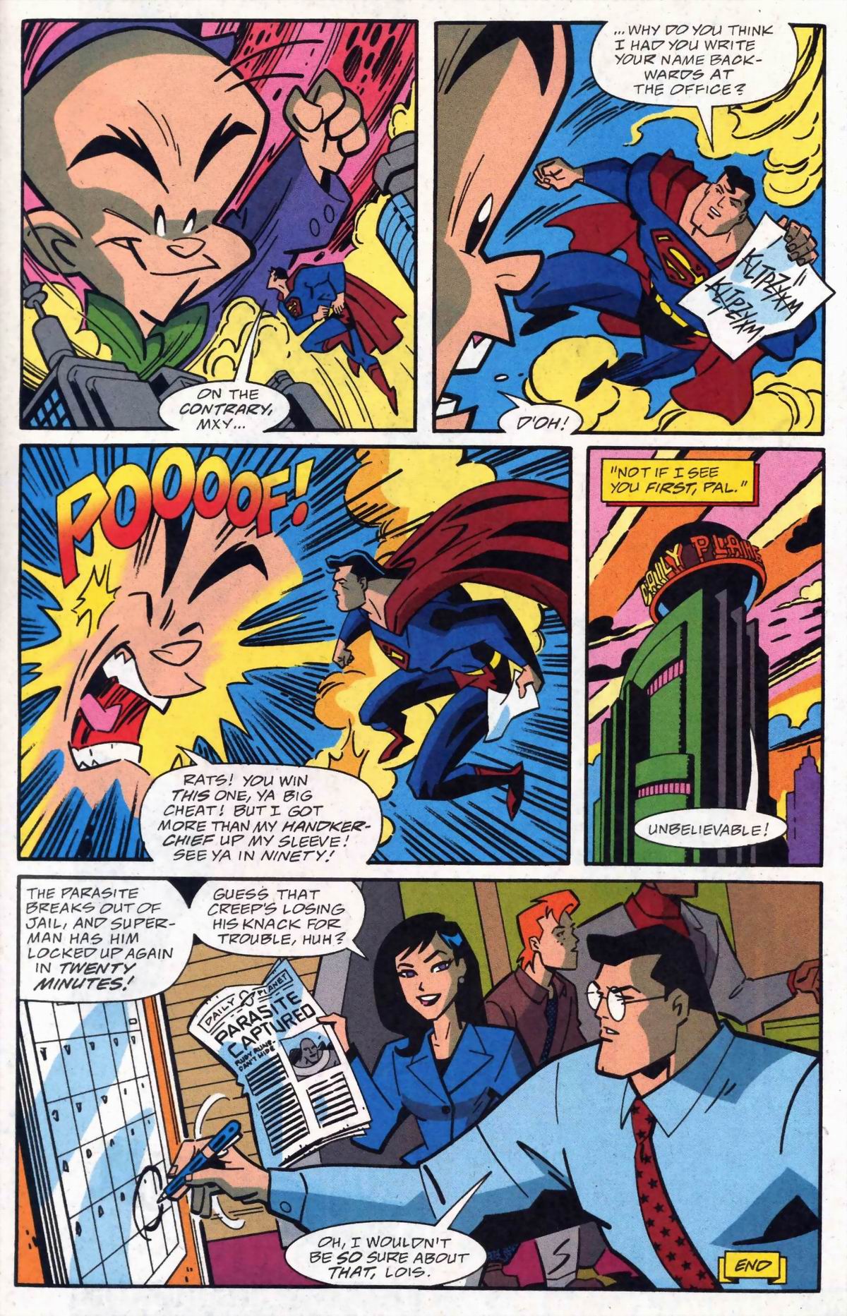 Read online Superman Adventures comic -  Issue #38 - 23