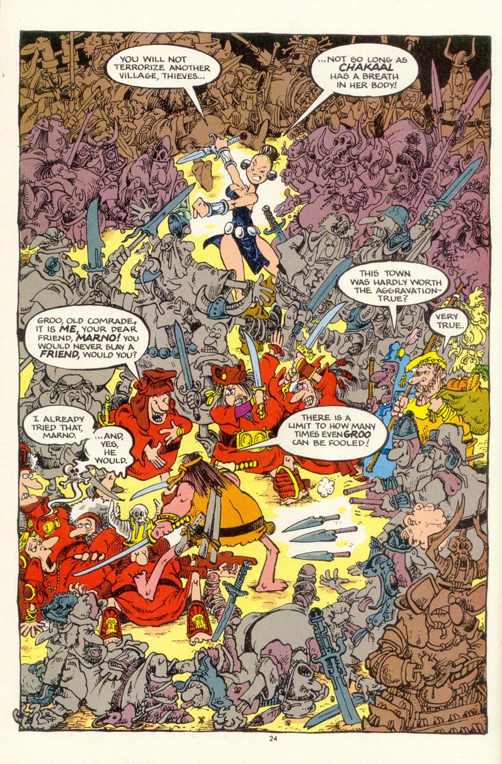 Read online Groo the Wanderer comic -  Issue #7 - 25