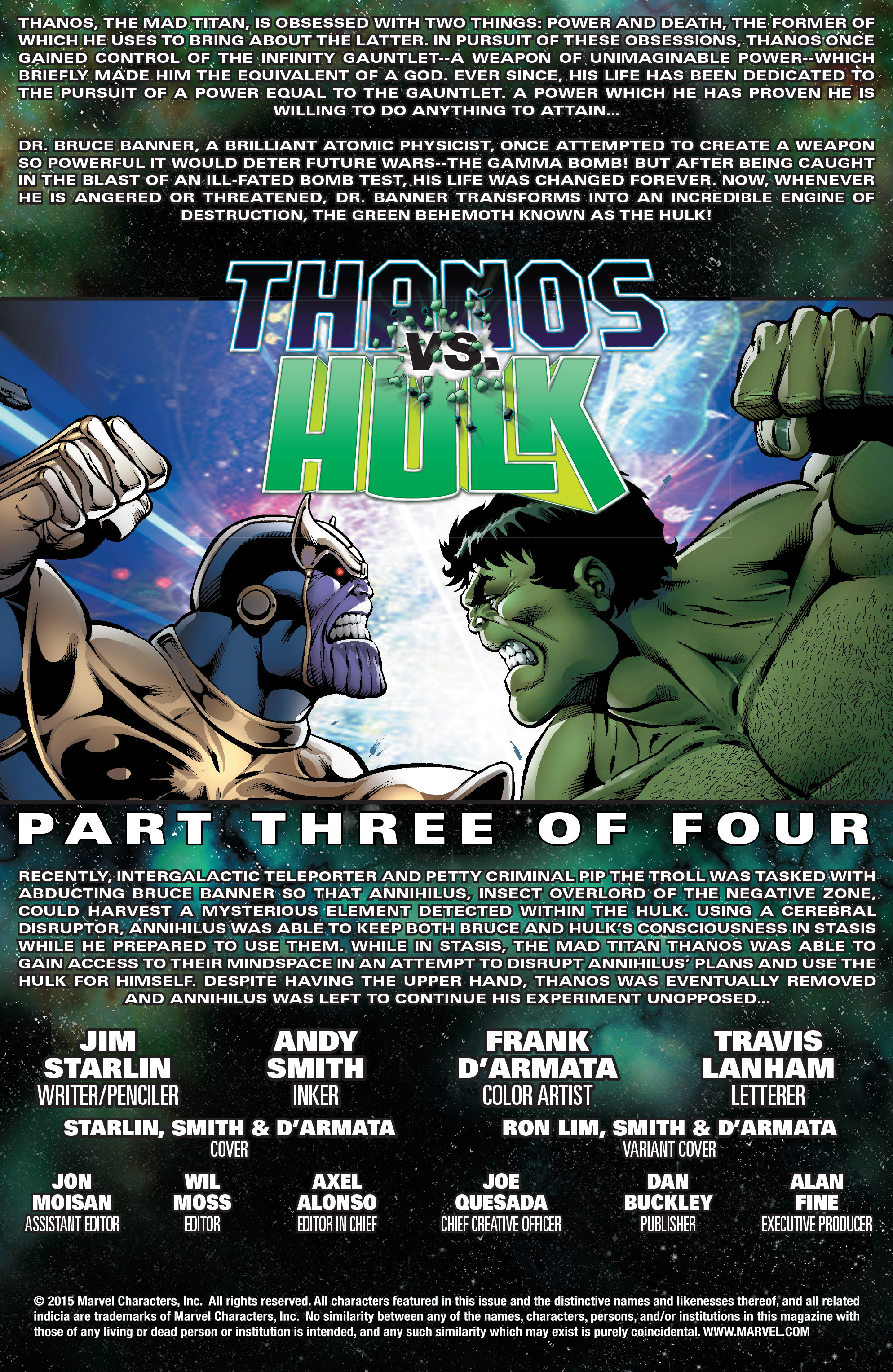 Read online Thanos Vs. Hulk comic -  Issue #3 - 2