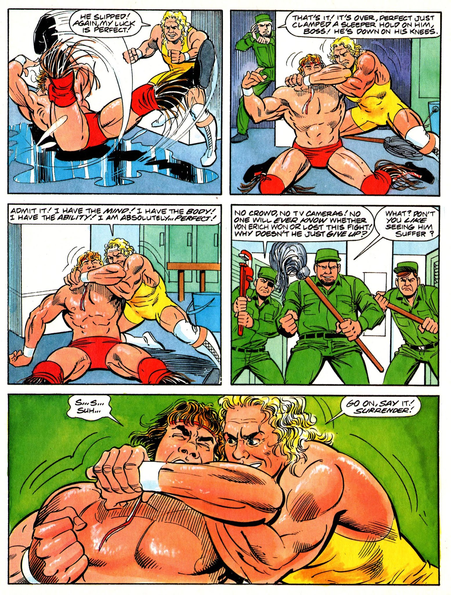 Read online WWF Battlemania comic -  Issue #1 - 18