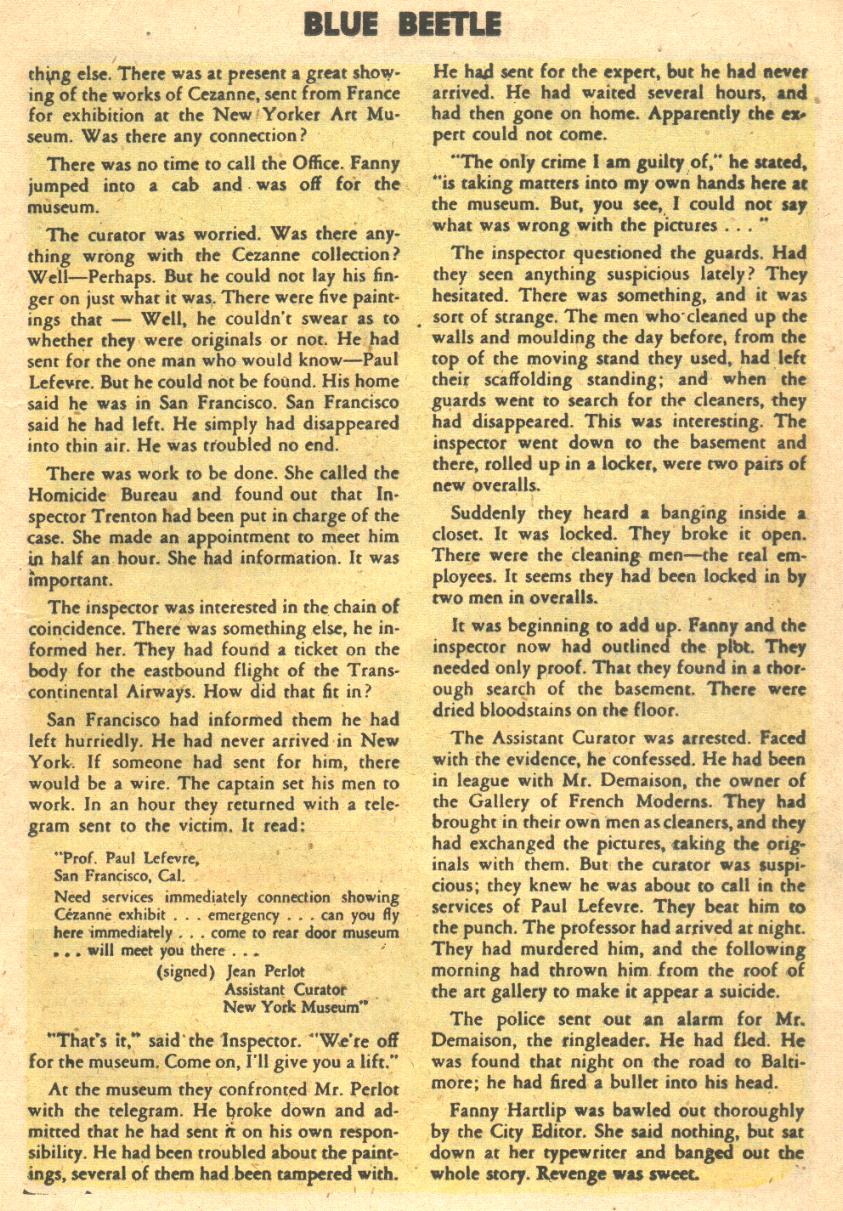 Read online Blue Beetle (1955) comic -  Issue #21 - 21