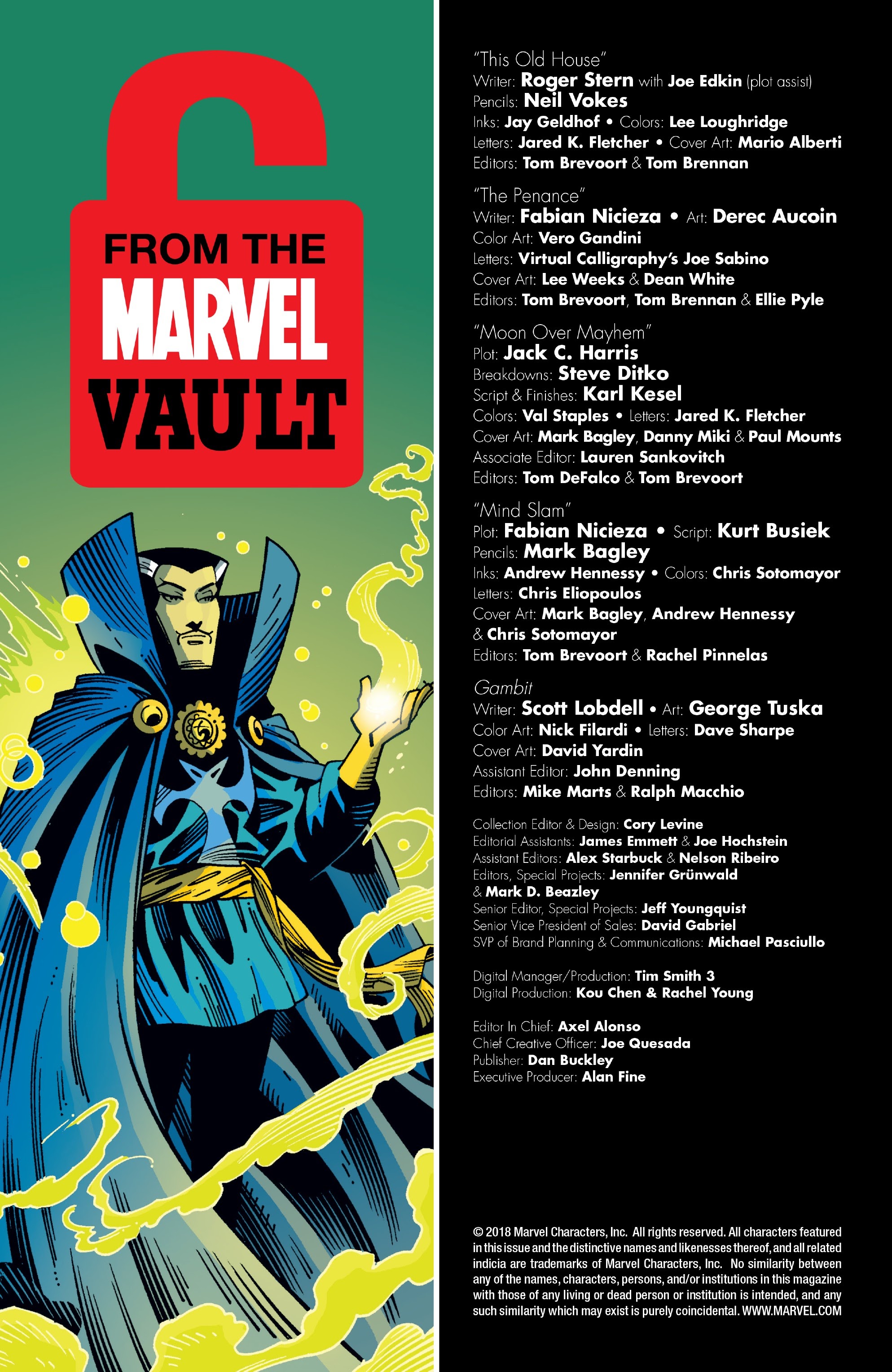Read online Tales From the Marvel Vault comic -  Issue # TPB - 2