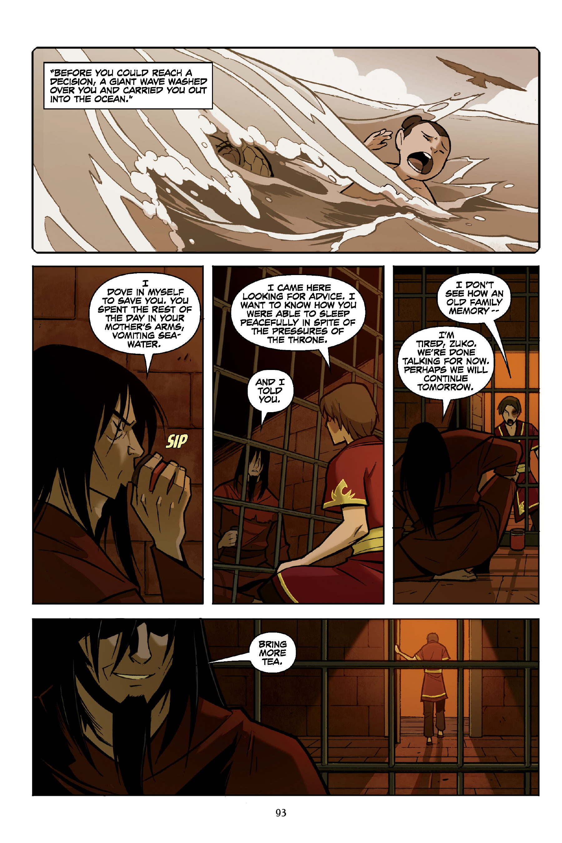Read online Nickelodeon Avatar: The Last Airbender - The Promise comic -  Issue # _TPB Omnibus (Part 1) - 94