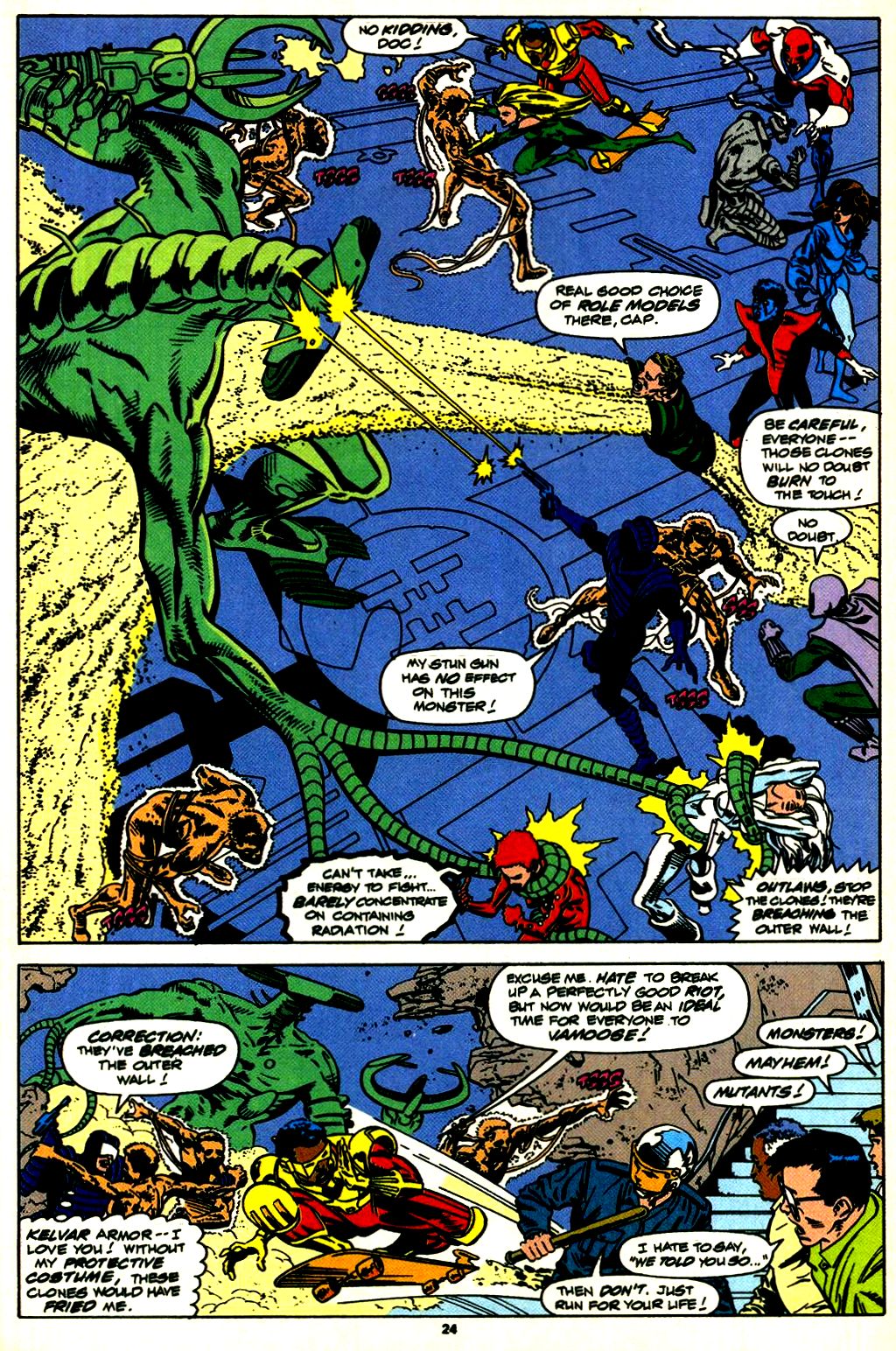 Read online Excalibur (1988) comic -  Issue #36 - 19
