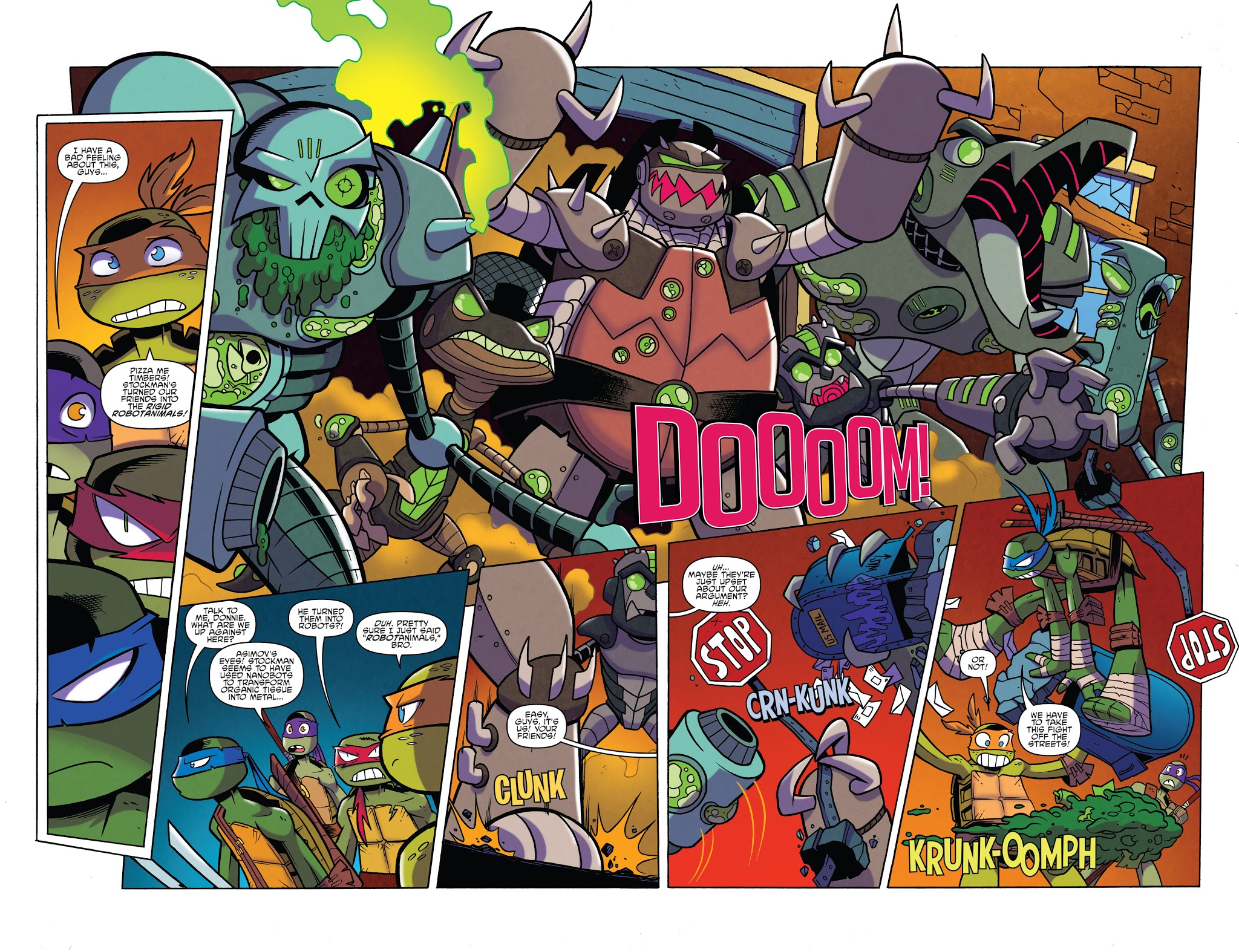 Read online Teenage Mutant Ninja Turtles Amazing Adventures: Robotanimals comic -  Issue #1 - 14
