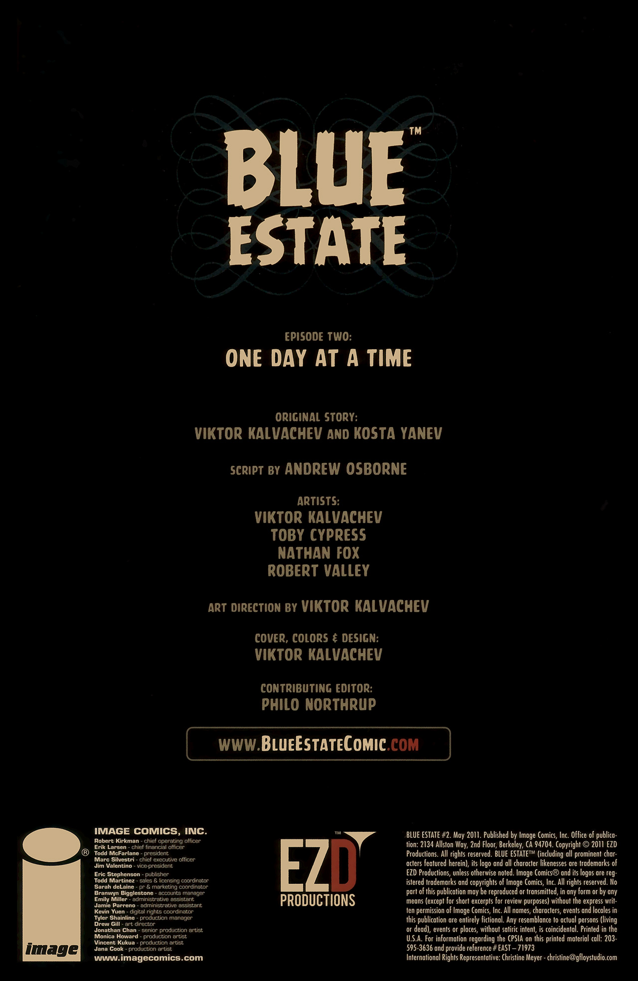 Read online Blue Estate comic -  Issue #2 - 2