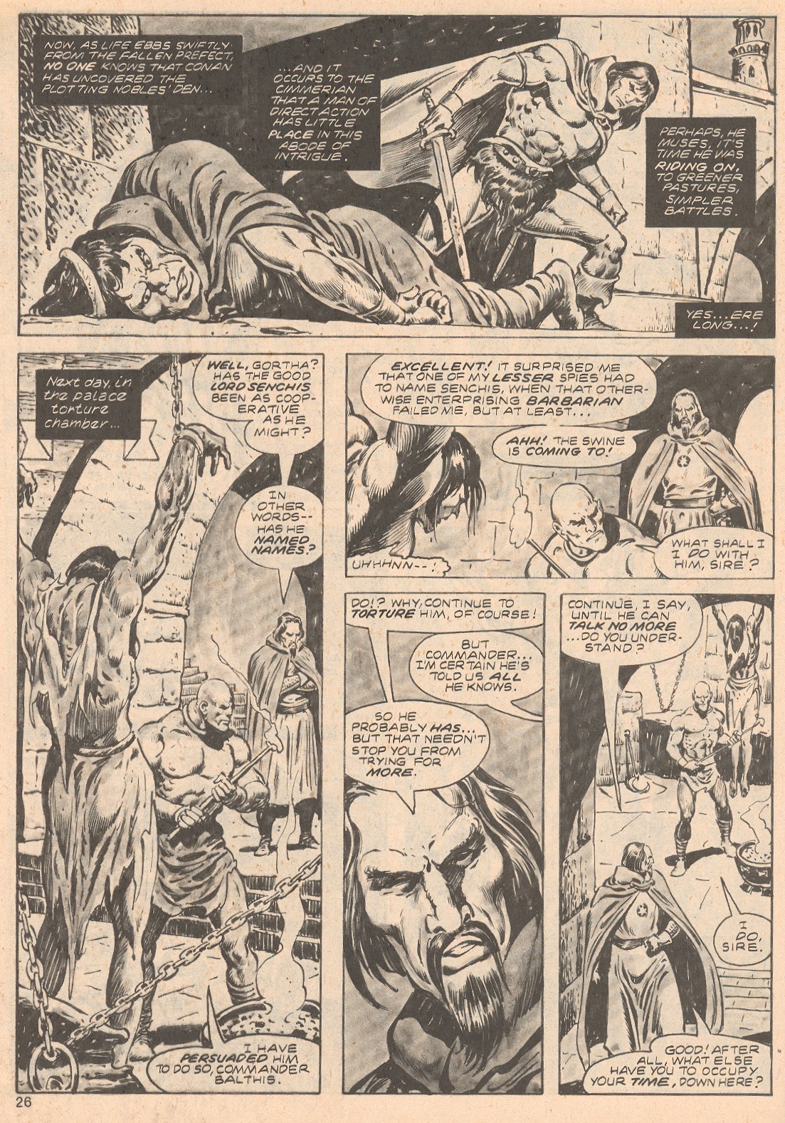Read online The Savage Sword Of Conan comic -  Issue #68 - 26