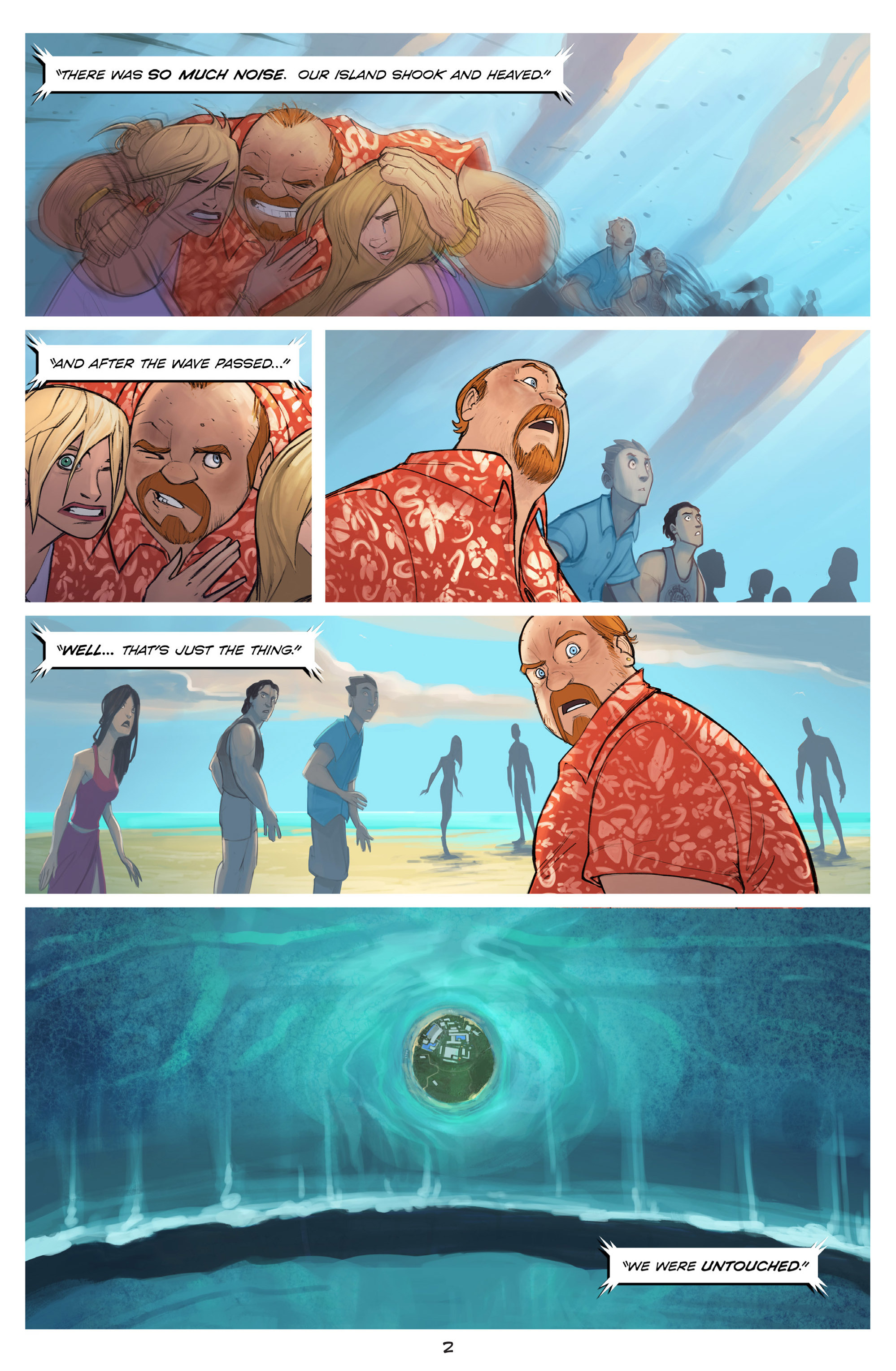 Read online The Deep: The Vanishing Island comic -  Issue #1 - 4