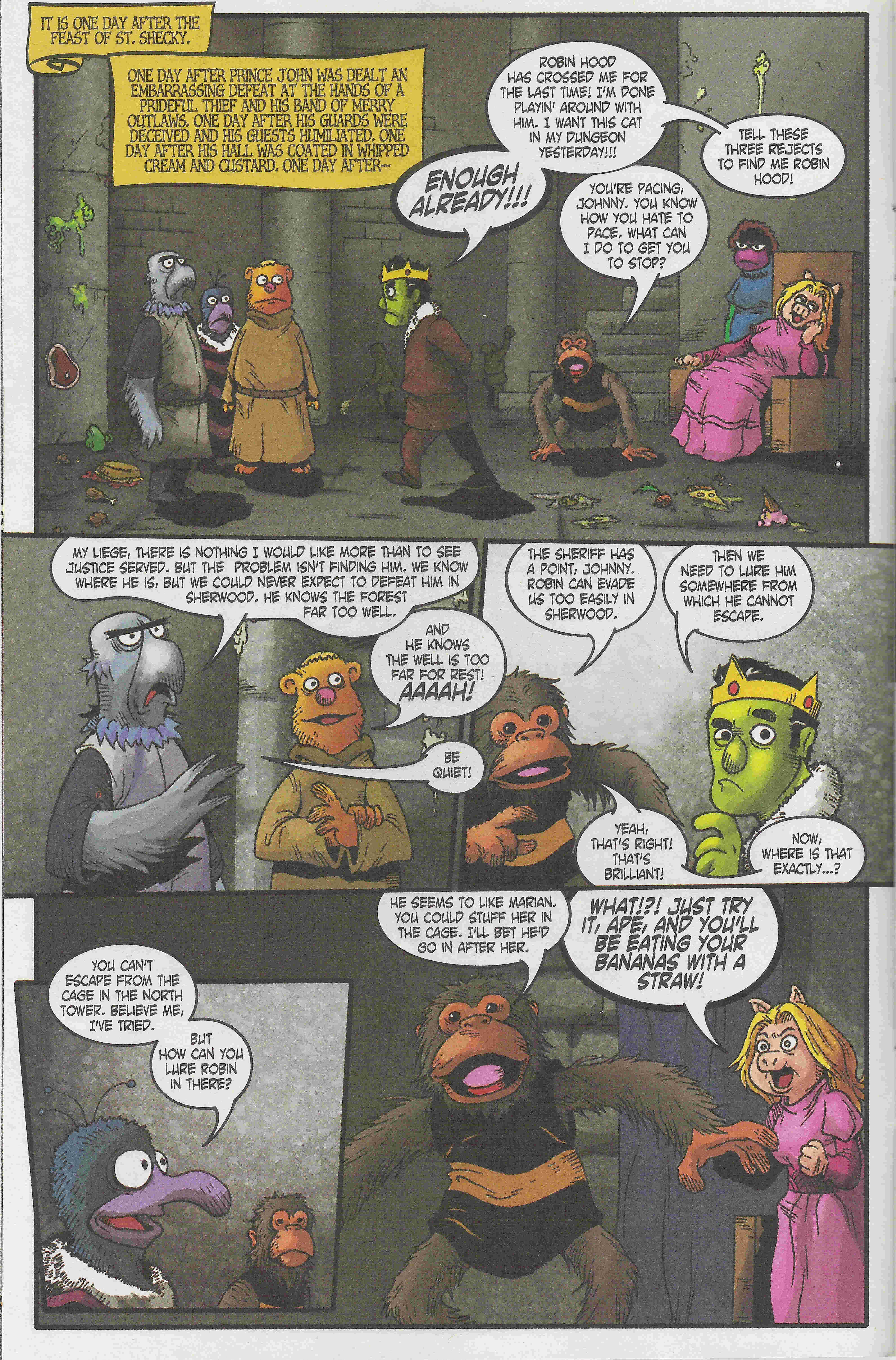 Read online Muppet Robin Hood comic -  Issue #3 - 7