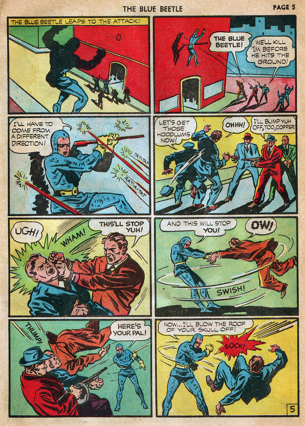 Read online The Blue Beetle comic -  Issue #5 - 6