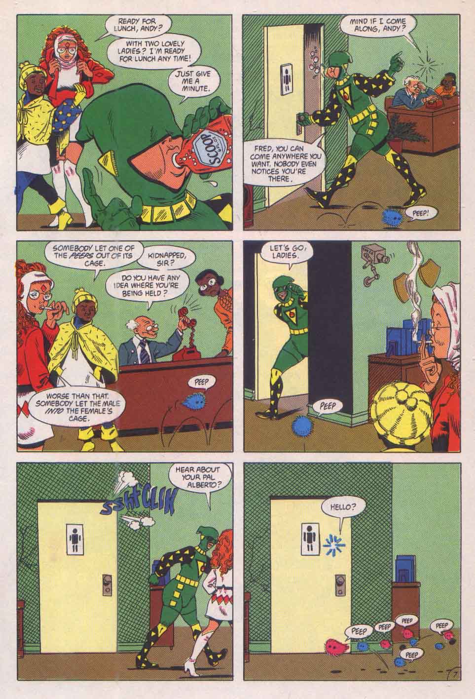 Read online Hero Hotline comic -  Issue #4 - 8