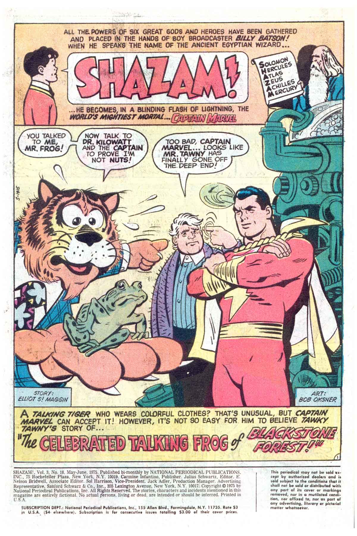 Read online Shazam! (1973) comic -  Issue #18 - 2