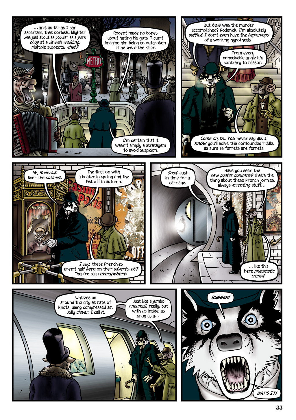 Read online Grandville comic -  Issue # Vol. 3 Bete Noire - 36