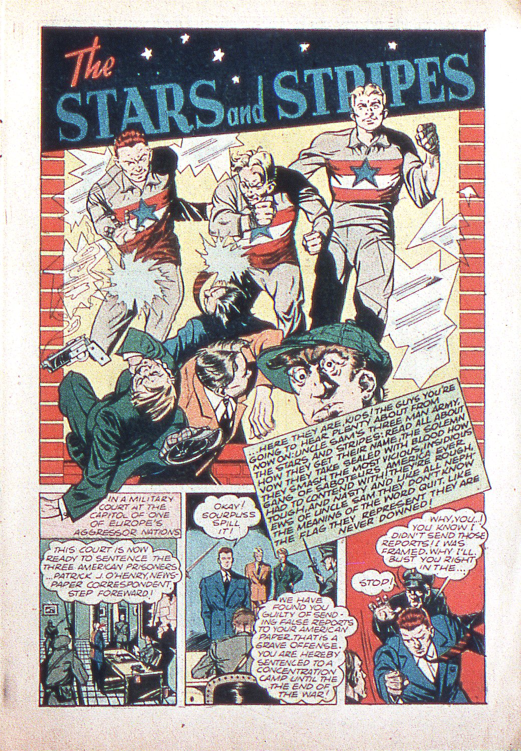 Read online Stars and Stripes Comics comic -  Issue #4 - 4