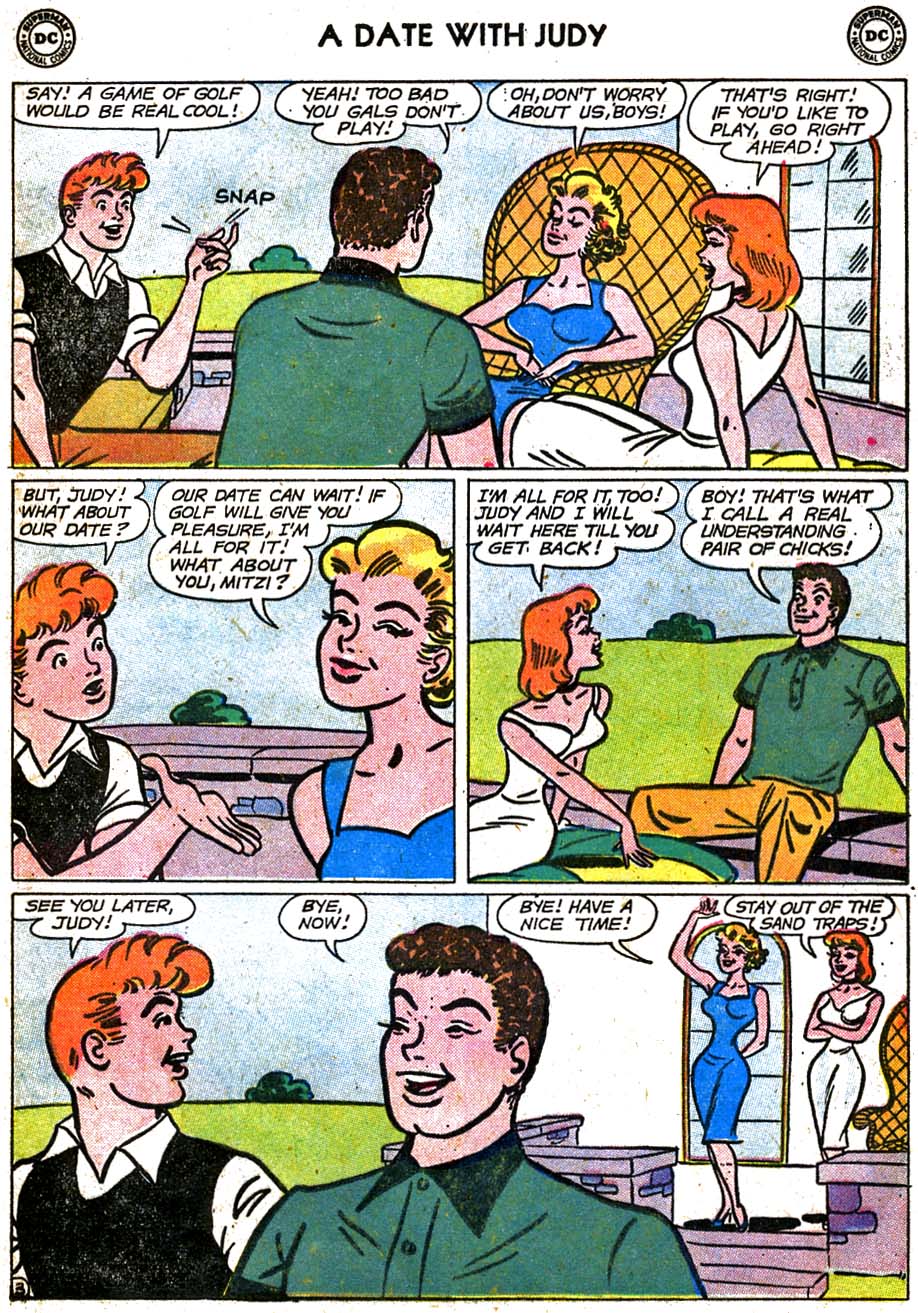 Read online A Date with Judy comic -  Issue #74 - 29