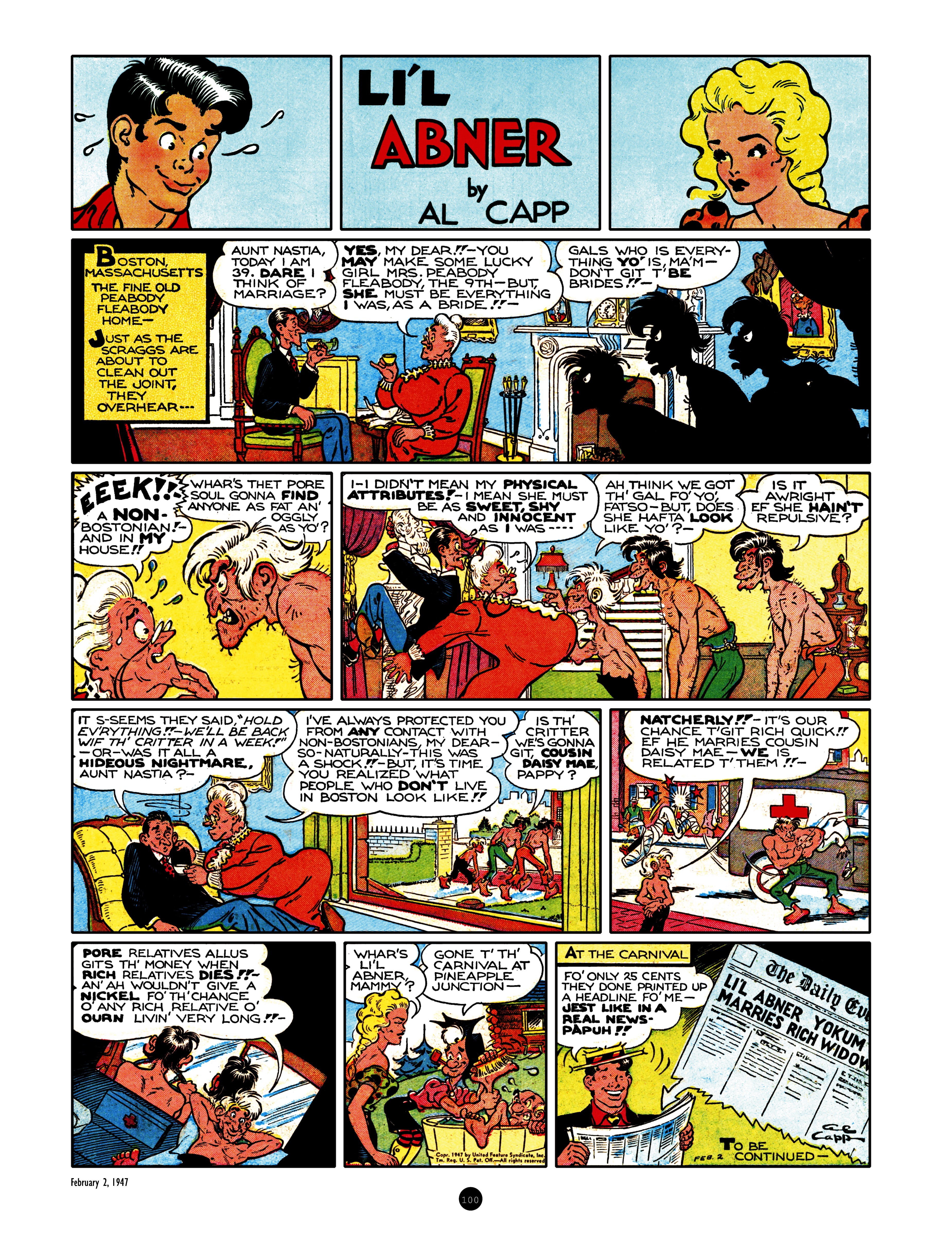 Read online Al Capp's Li'l Abner Complete Daily & Color Sunday Comics comic -  Issue # TPB 7 (Part 2) - 1